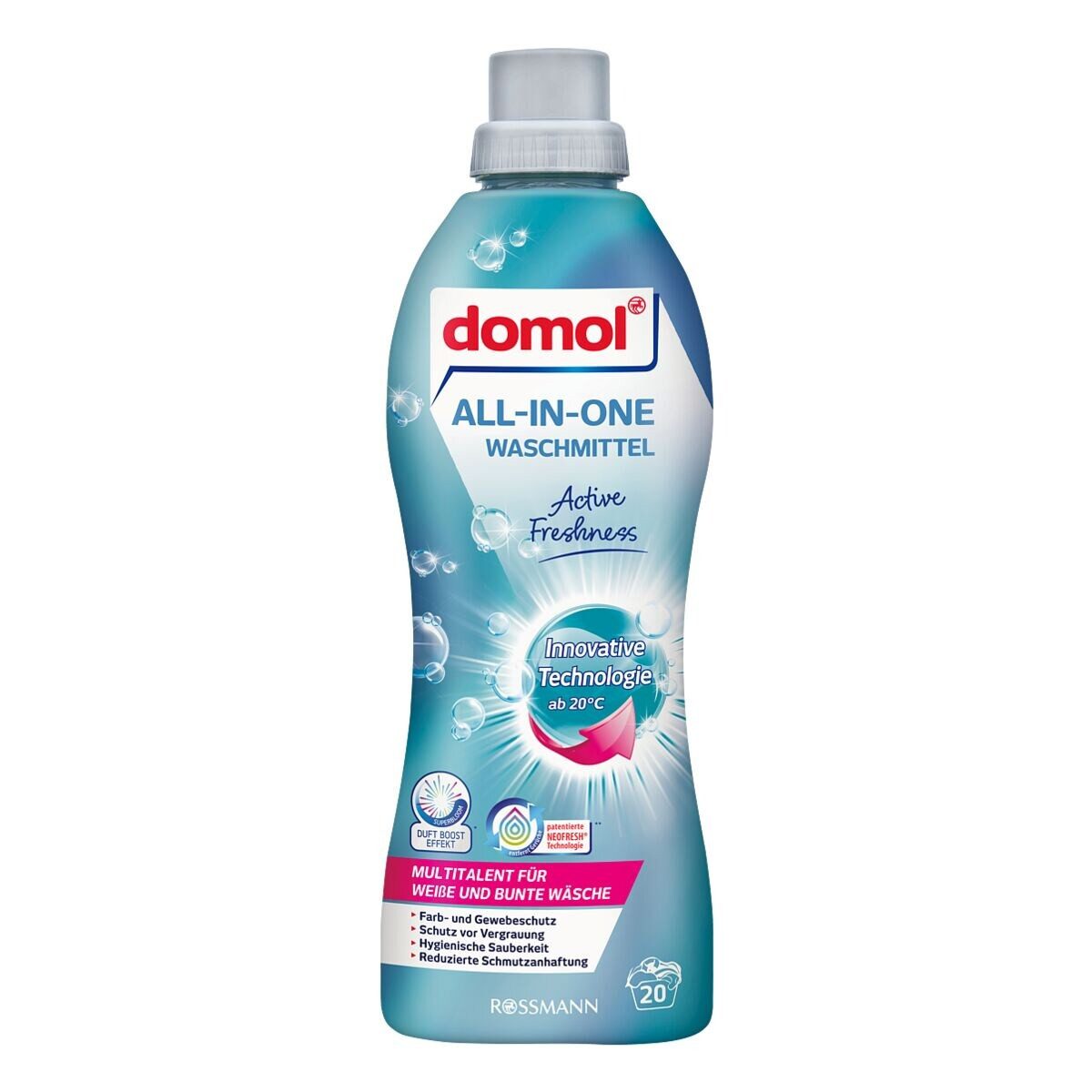 Domol All in 1 Vollwaschmittel (20 WL, 1 Liter)
