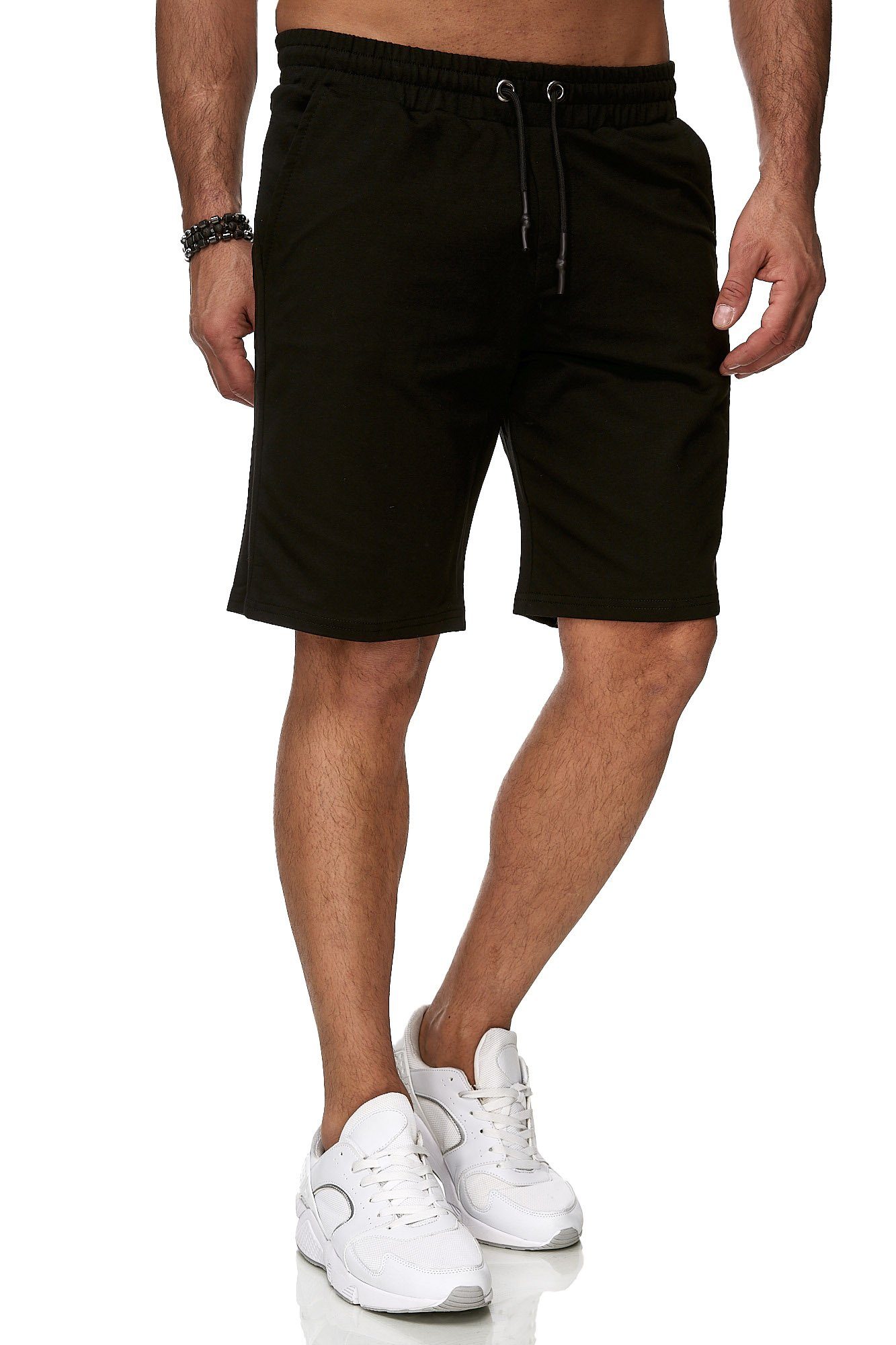 Reslad Sweatshorts Kurze (1-tlg) schwarz Freizeit Sweat-Shorts Hose Kurze RS-50 Reslad Sport Herren Jogginghose Basic Sweat-Hose