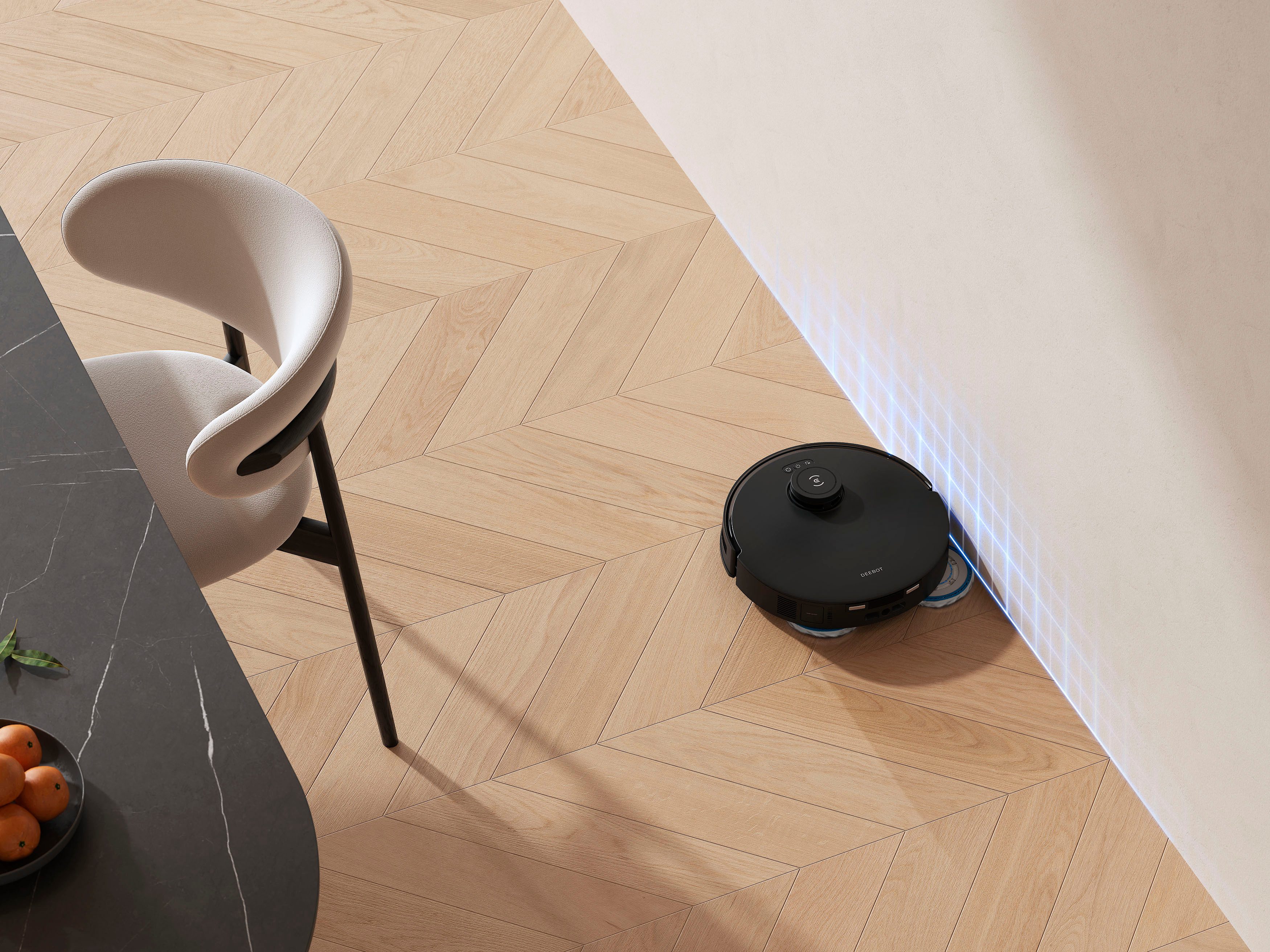 ECOVACS Nass-Trocken-Saugroboter mit Wischfunktion DEEBOT T30 OMNI, 11.000PA, Mini OMNI Station, Mopphebesystem, Adaptive Kantenreinigung