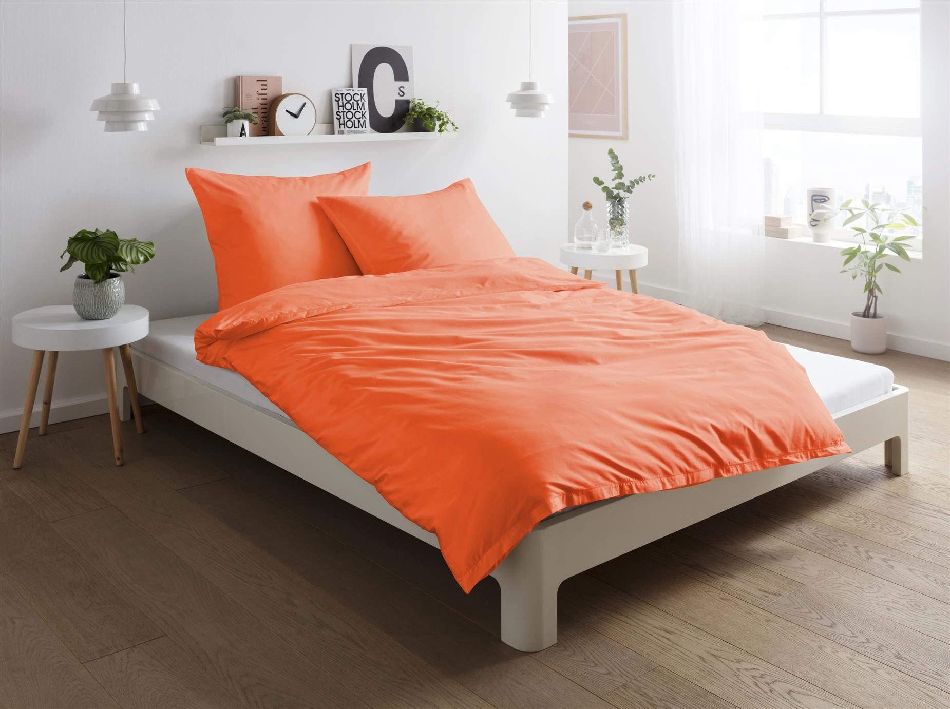 Carpe Sonno Bettwäsche Mako Satin 135x200 155x220 Baumwolle Bettzeug Einfar günstig online kaufen