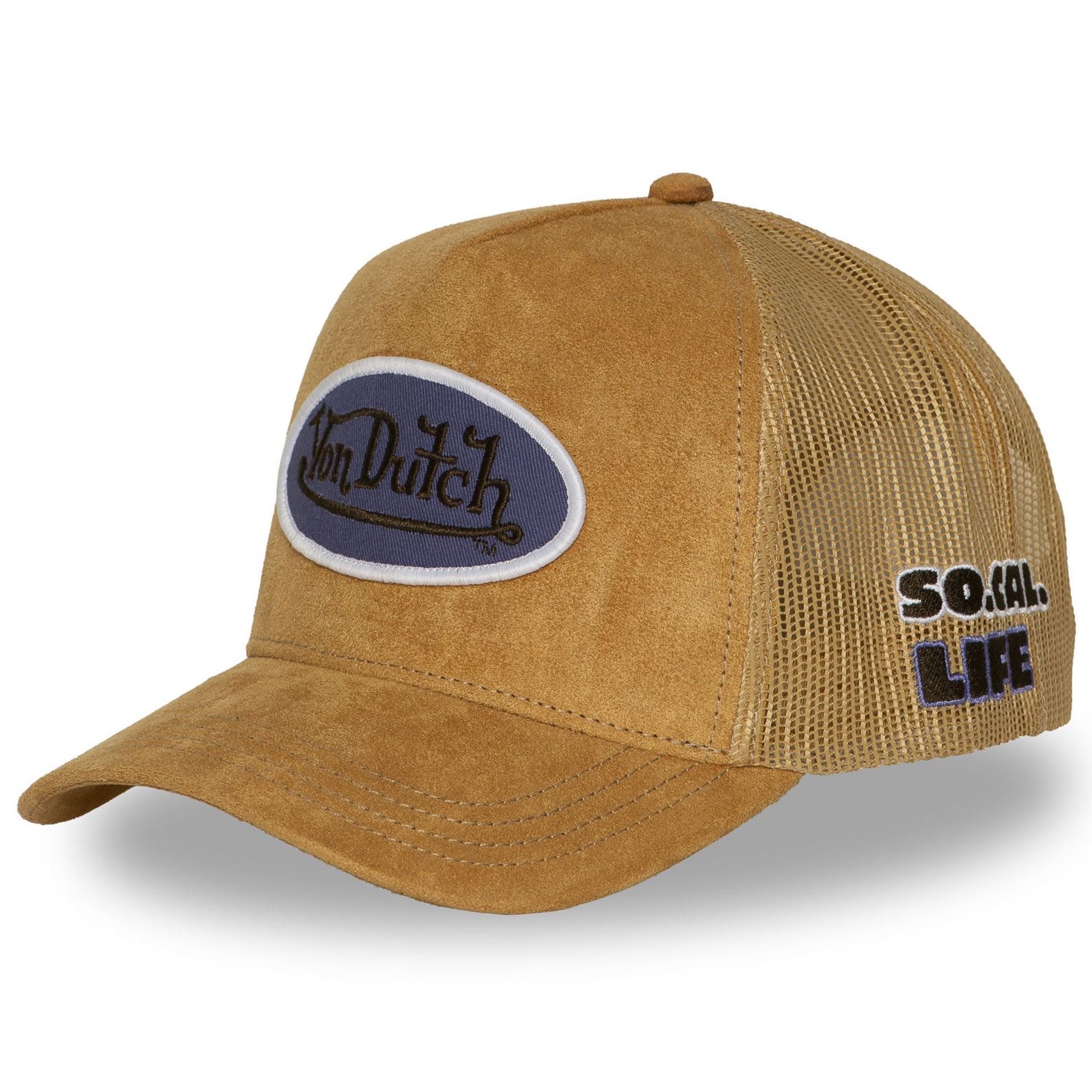 Trucker Cap Von Dutch Originals Trucker Cap SUEDE VD PATCH