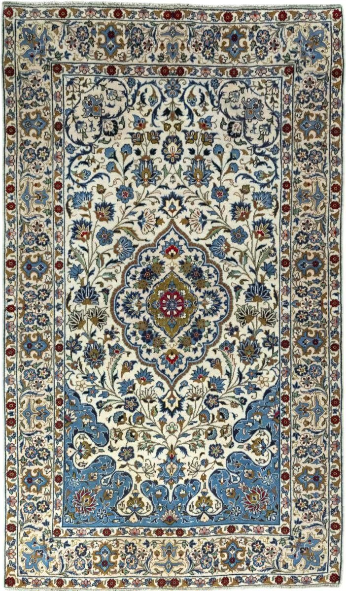 Orientteppich Keshan 150x256 Handgeknüpfter Orientteppich / Perserteppich, Nain Trading, rechteckig, Höhe: 12 mm