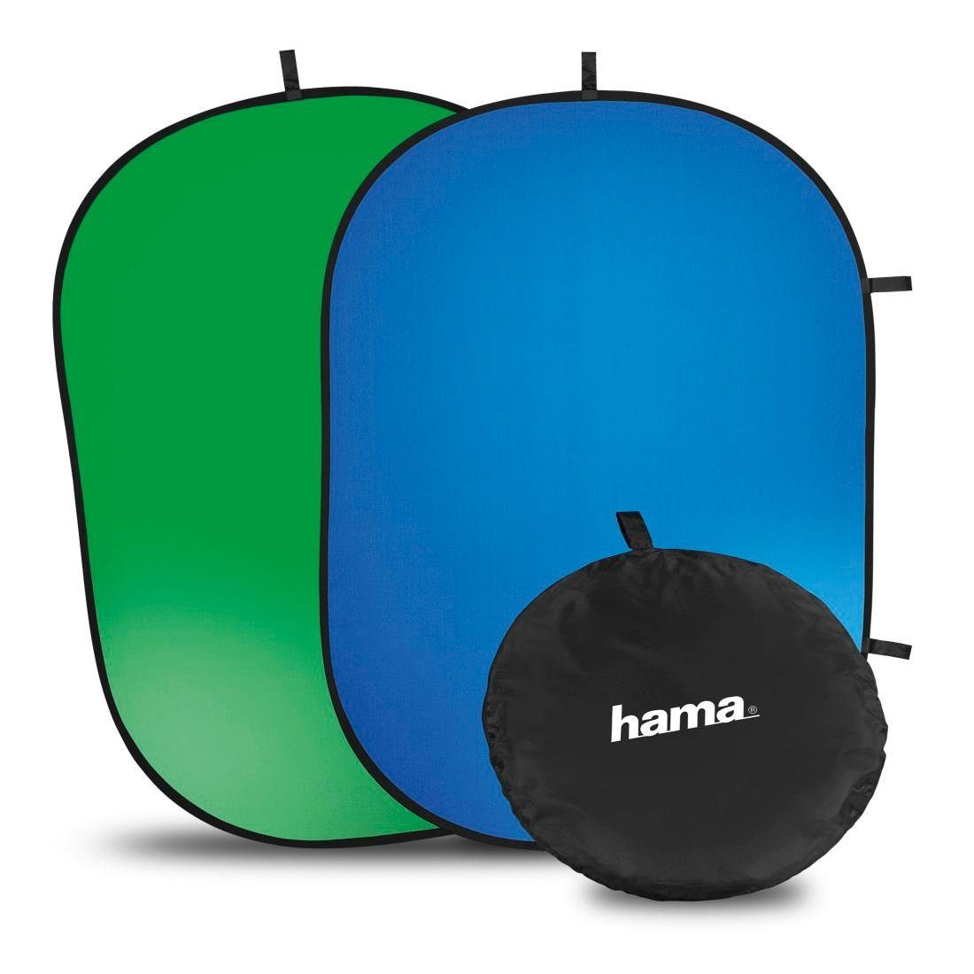 Hama Fotohintergrund 150x200 Bluescreen Baumwolle Mobiler Greenscreen cm u