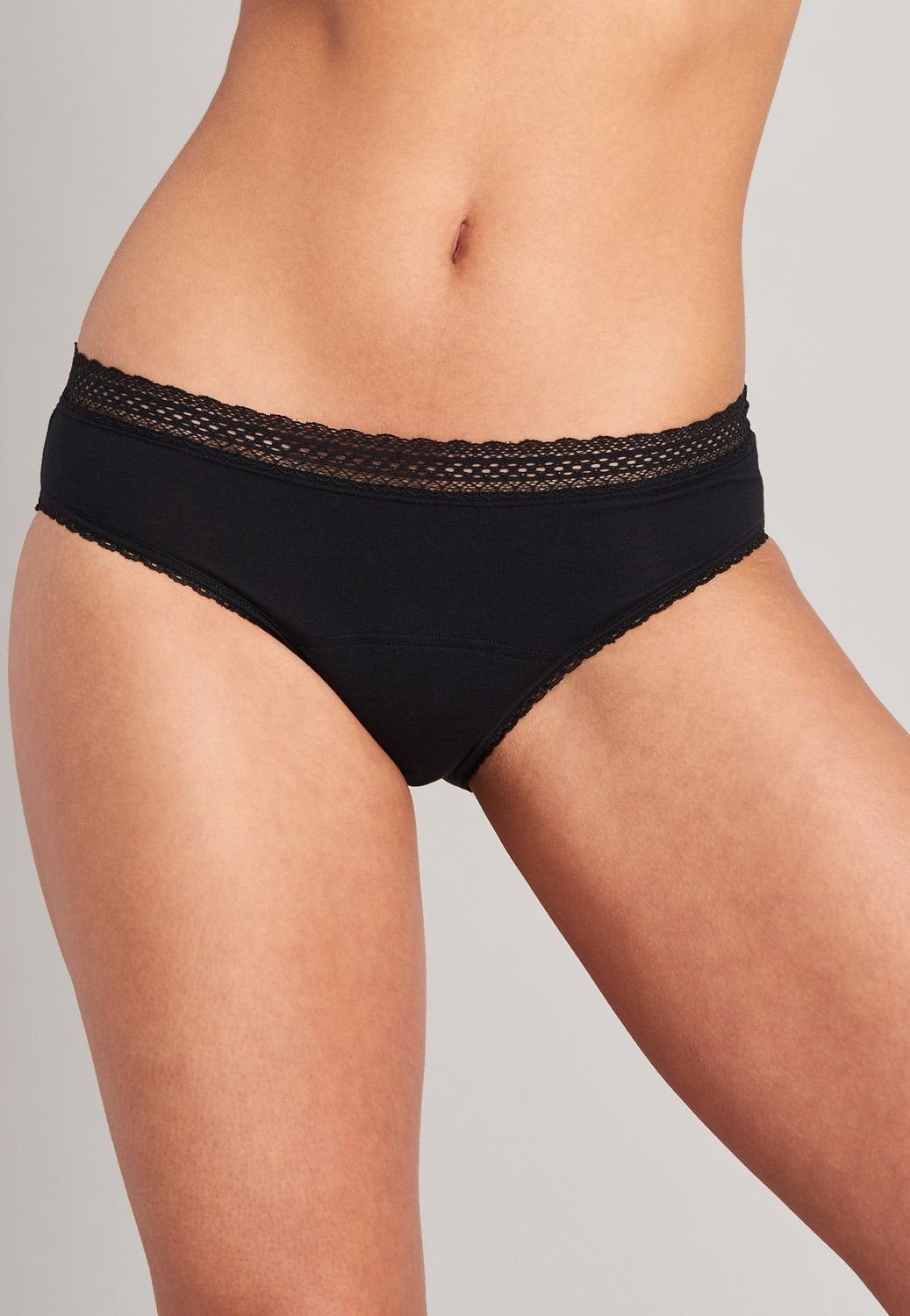 Schiesser Midislip Secret Zyklus-Slip 12h, zuverlässiger Zyklus, (2-St) 2er für im Care, den Pack Schutz