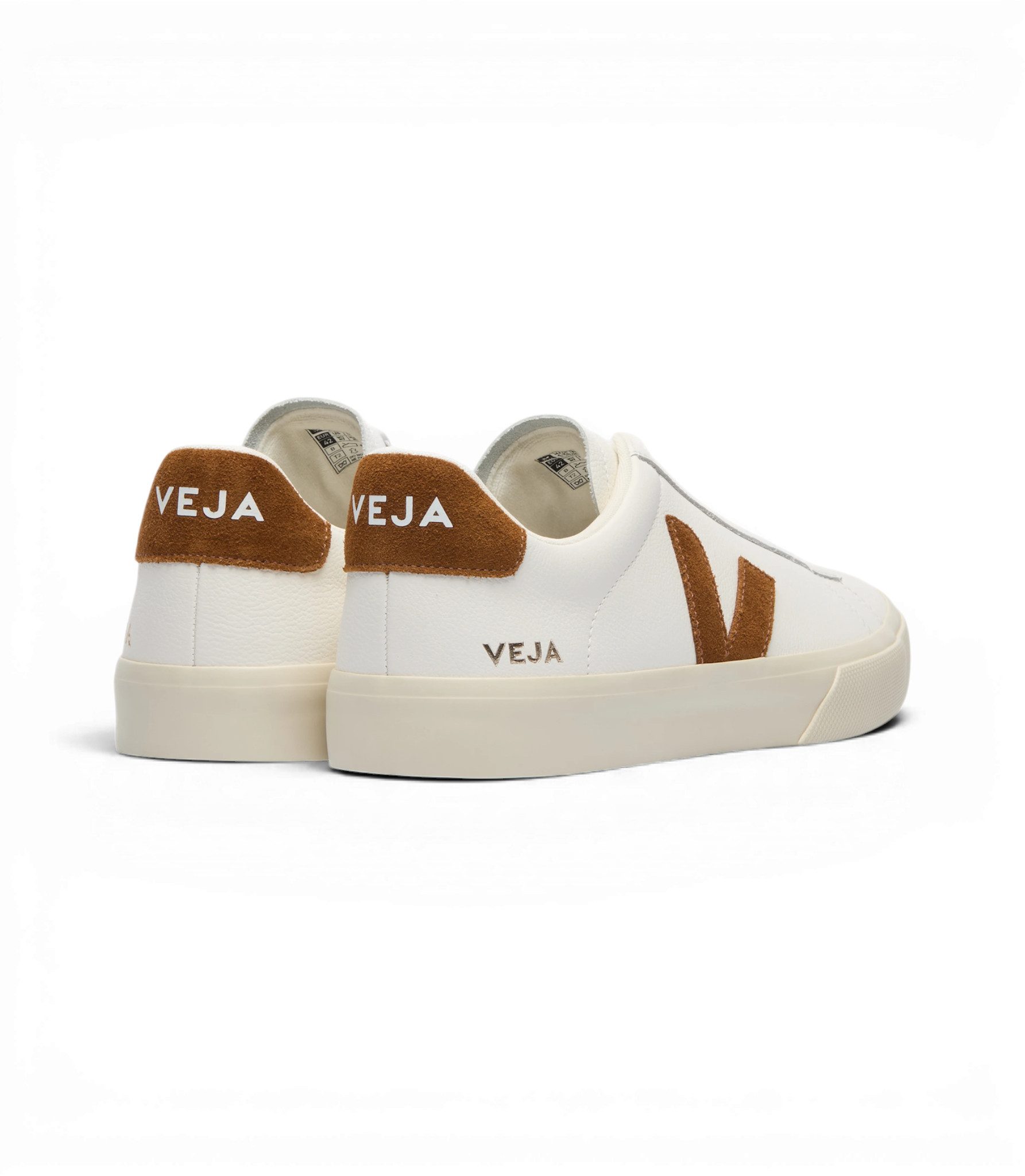 VEJA Campo (Leder) weiss/braun Sneaker