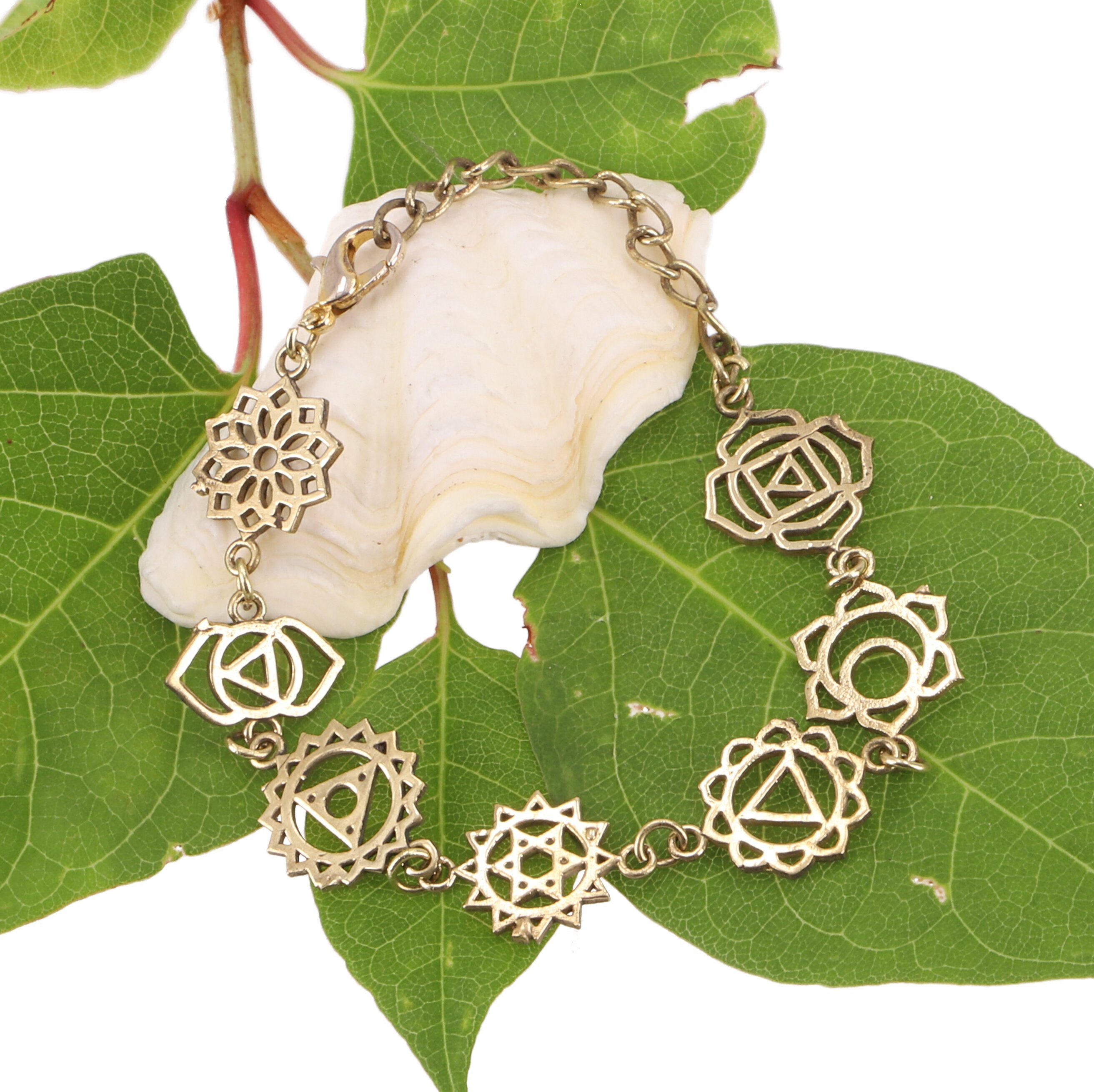 Guru-Shop Armreif Chakra-Armband, Yoga Armschmuck - gold günstig online kaufen