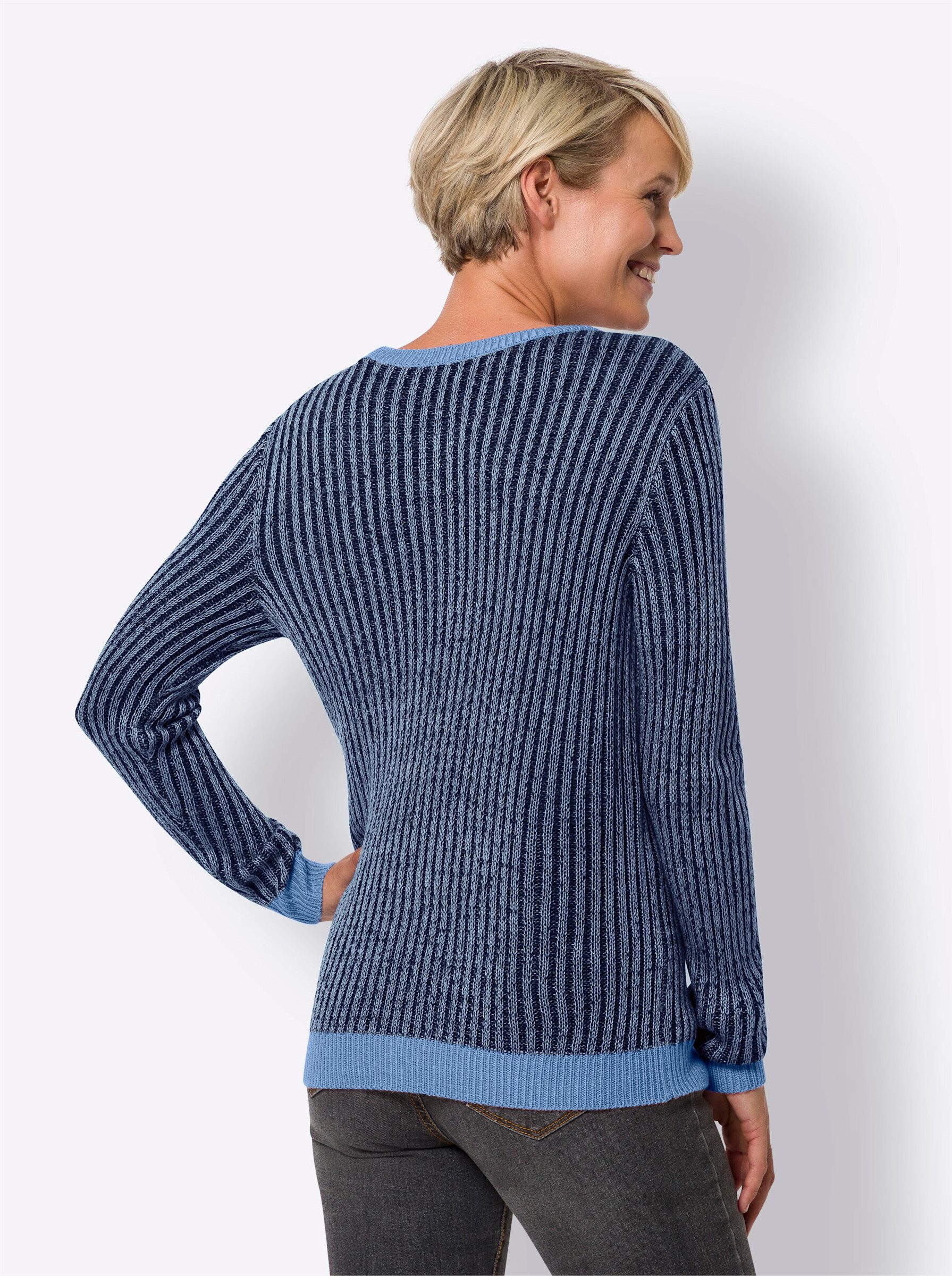 Sieh an! Strickpullover Langarm-Pullover . günstig online kaufen