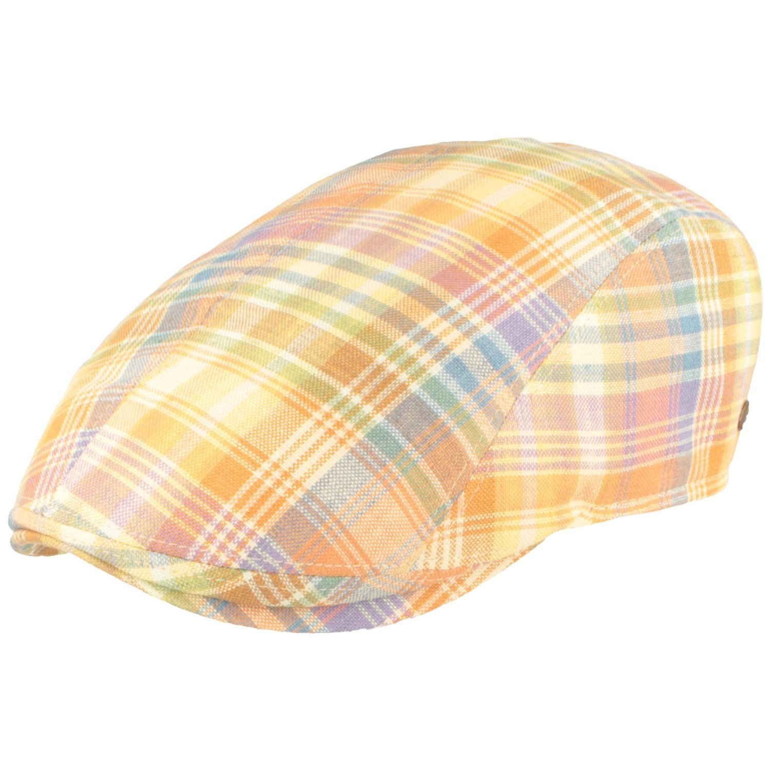 Göttmann Schiebermütze Jackson Leinen Karo UV 40+