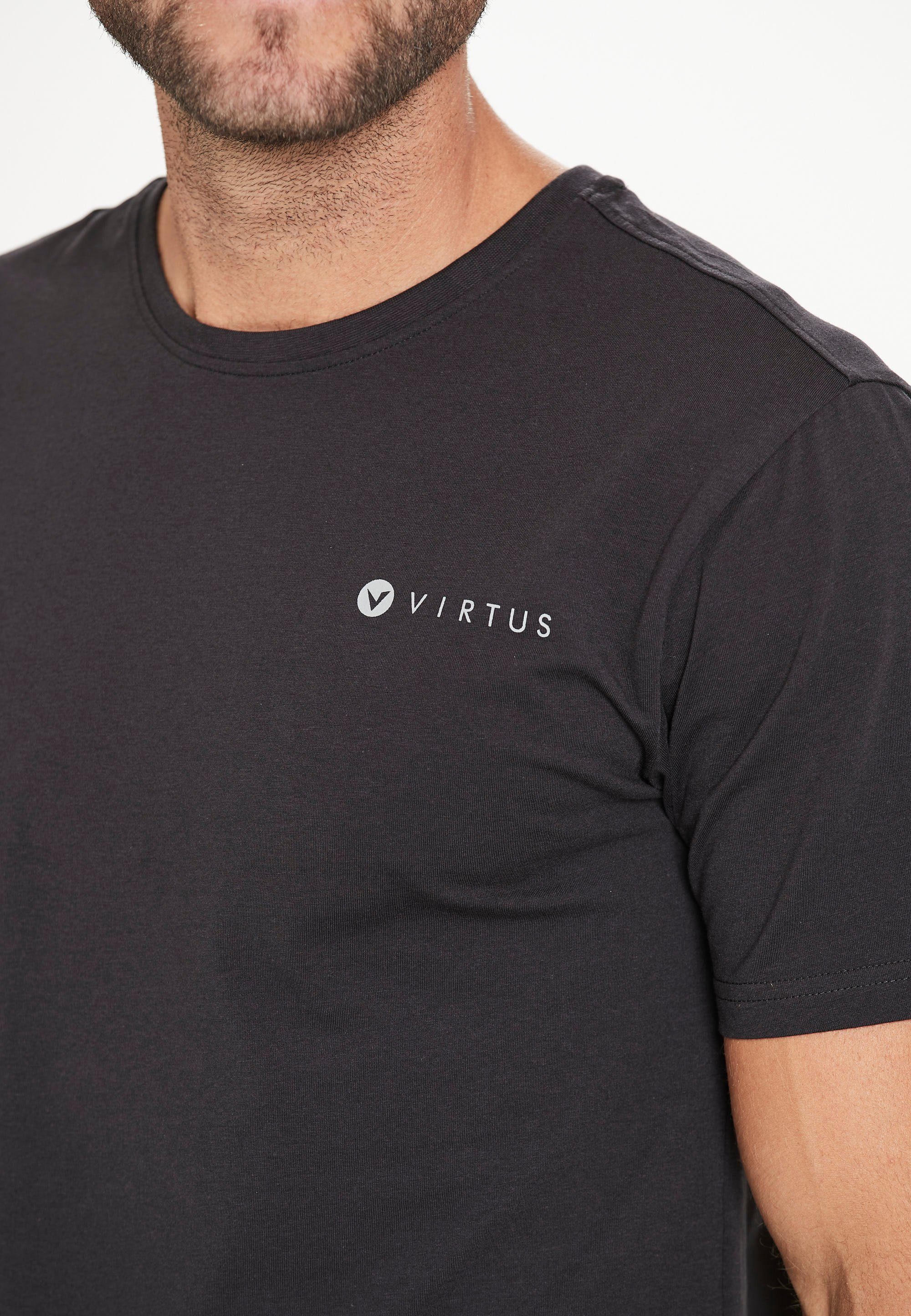 Virtus mit kleinem Markenprint schwarz Saulto Funktionsshirt