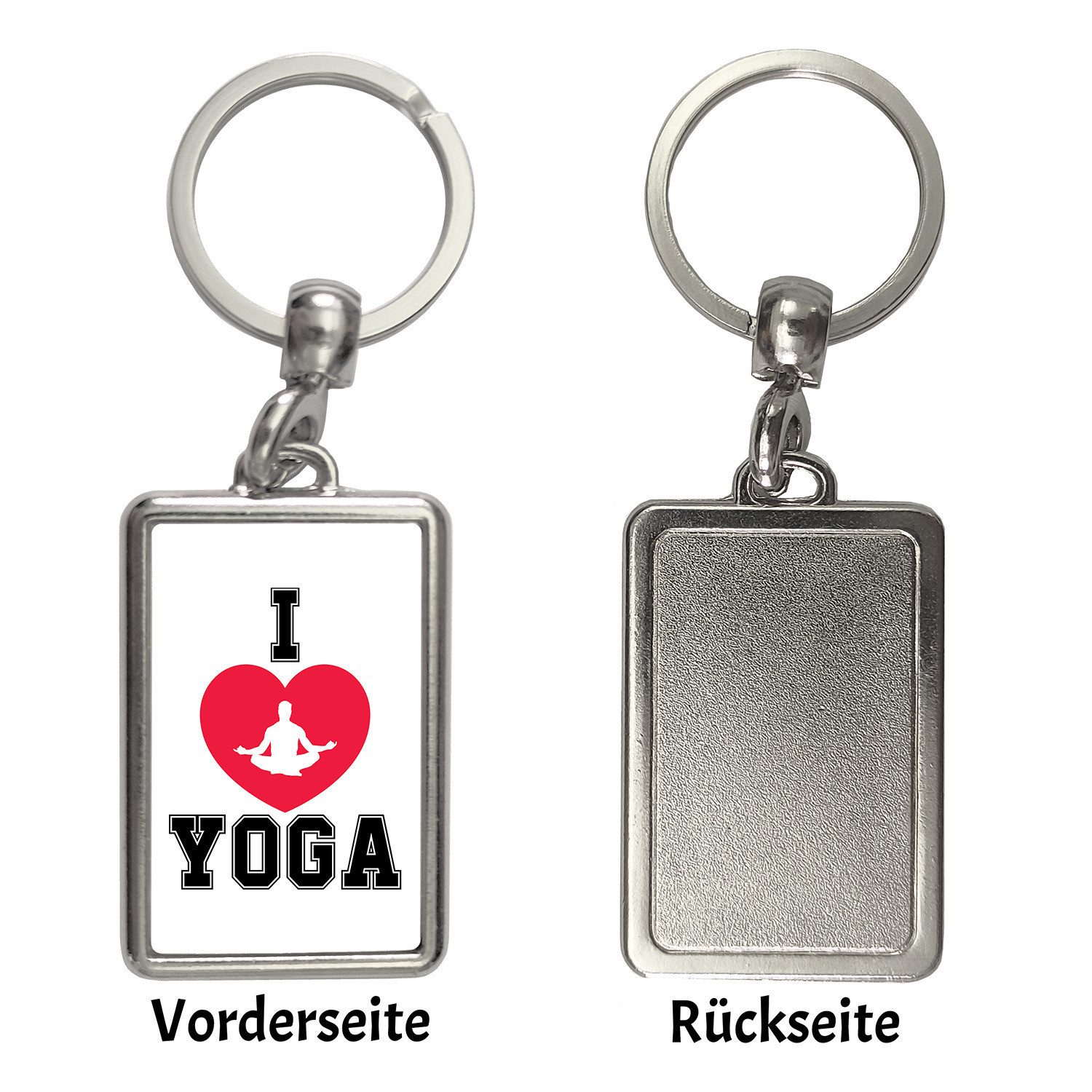 speecheese Schlüsselanhänger I love Yoga Schlüsselanhänger günstig online kaufen