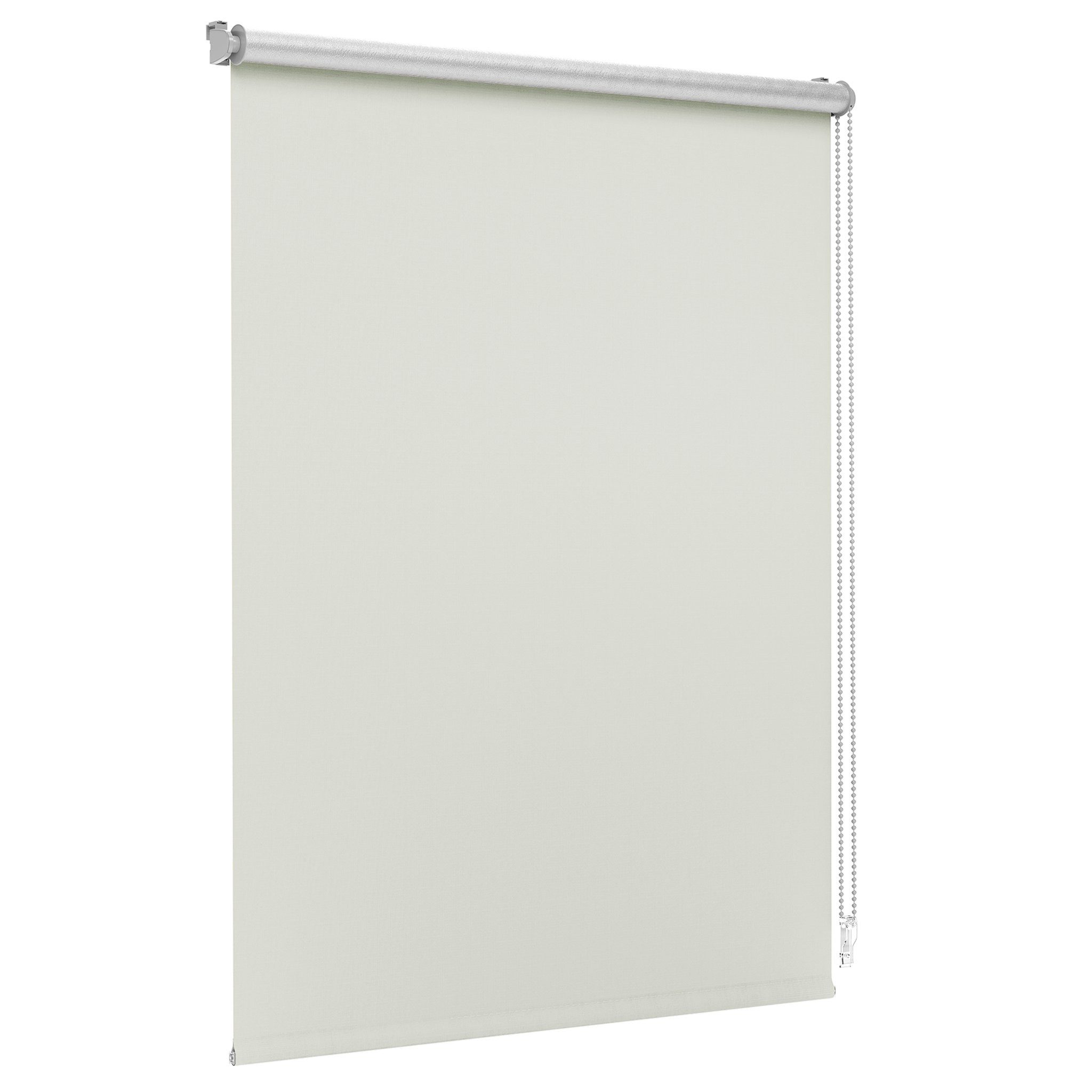 Verdunklungsrollo Thermorollo, 35 x 100 cm, grau [Stoffbreite 31,6 cm], jalousiescout, verdunkelnd, ohne Bohren, freihängend, Klemmfix, Thermo-Rollo Vollverdunkelnd Thermo-Beschichtung, energiesparend