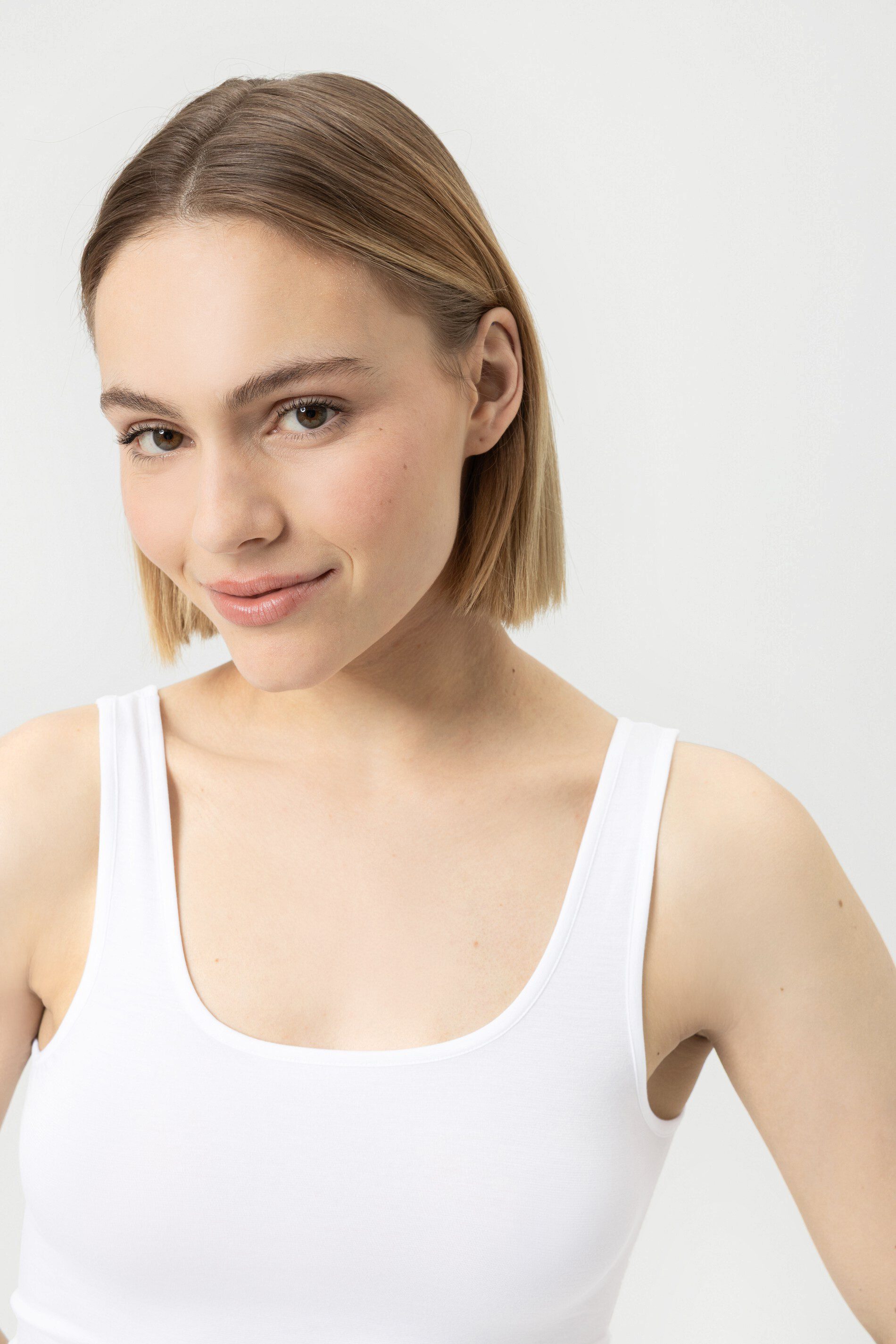 Mey Trägertop Mey Top Serie Modal Pure Uni Unterhemd (1-tlg) Softes Basic Unterhemd, Modal, Breite Träger – Bild 3 von 4