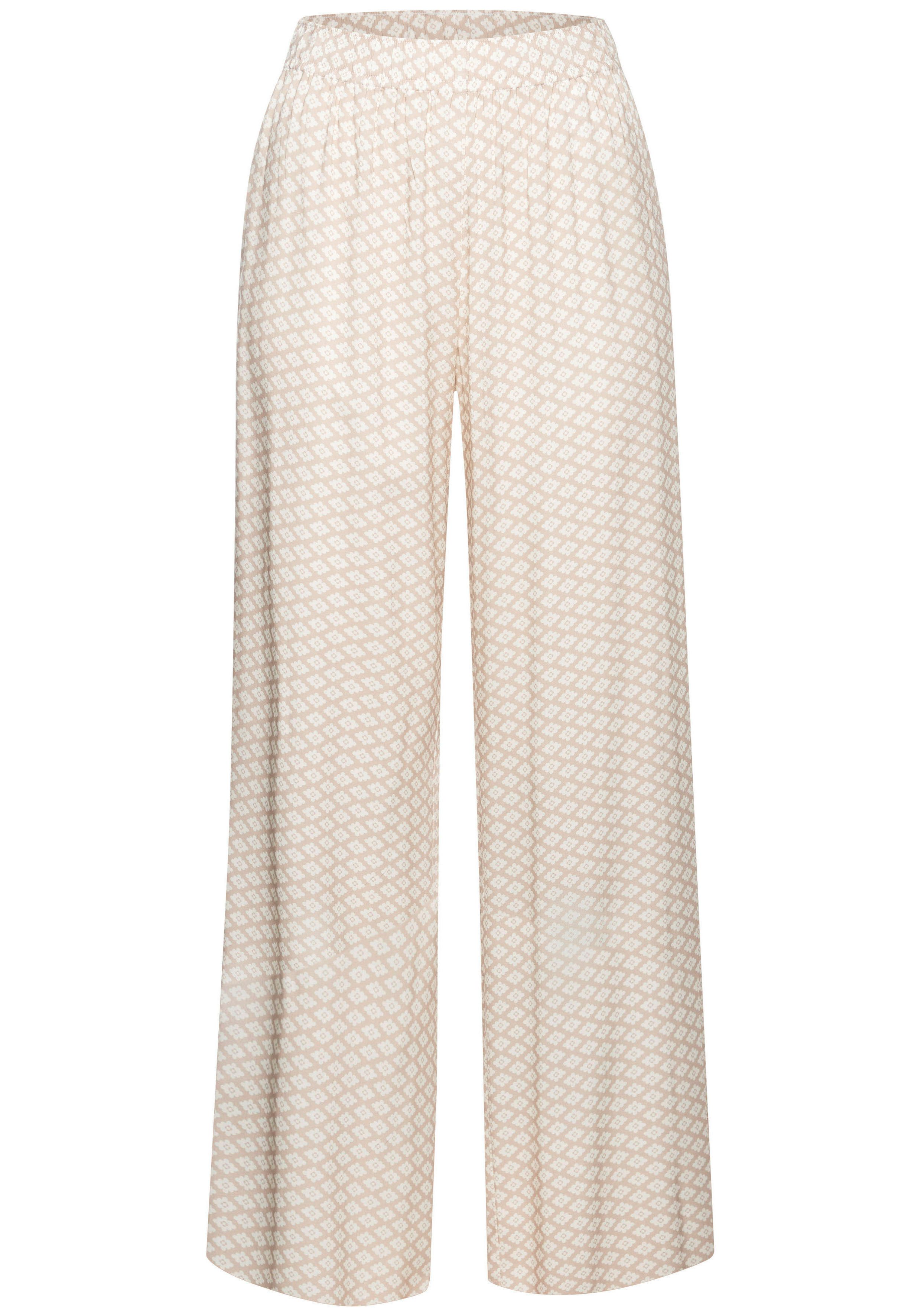 LASCANA Pyjamahose, Mit edlem Allover-Muster günstig online kaufen