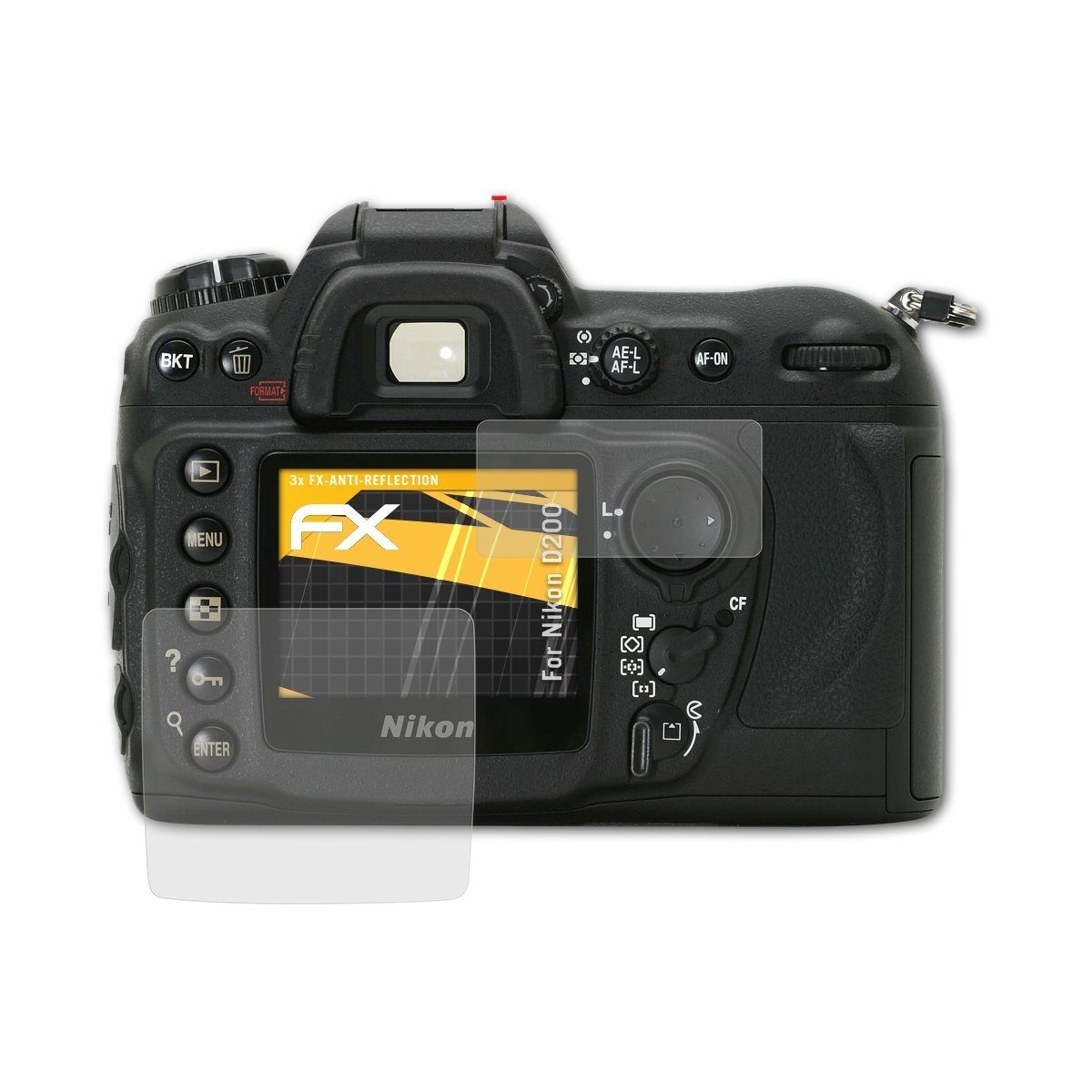 atFoliX Schutzfolie »für Nikon D200«, (3er Set), Entspiegelnd und  stoßdämpfend online kaufen | OTTO