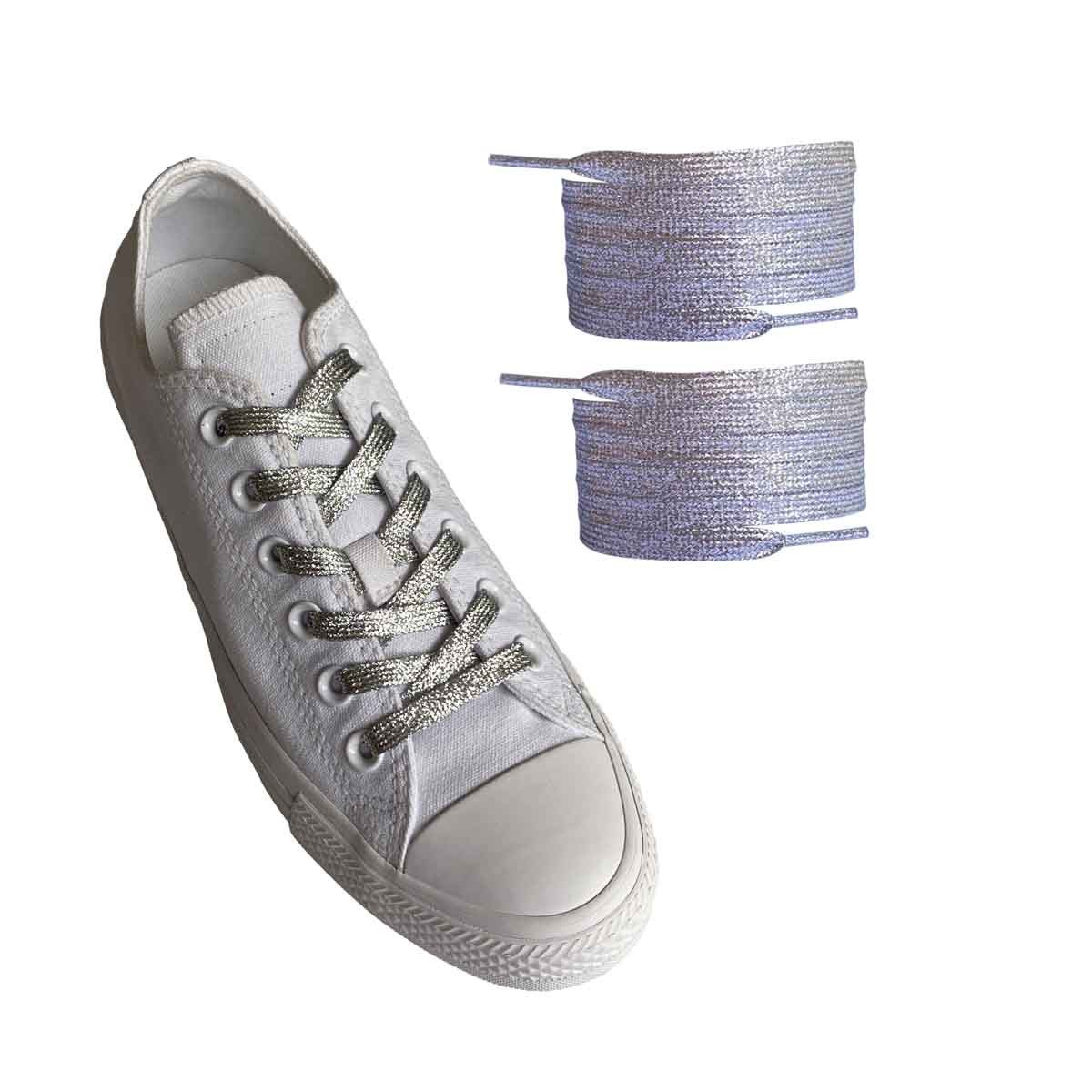 Basicwear Germany Schnürsenkel Glitzerschnürsenkel - Flach