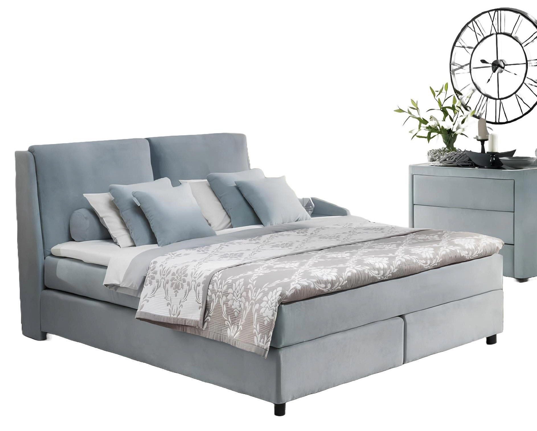 Xlmoebel Bett Luxuriöses Doppelbett Hotel-Style mit Polsterung und (Bett 4069424974690), Hergestellt in Europa