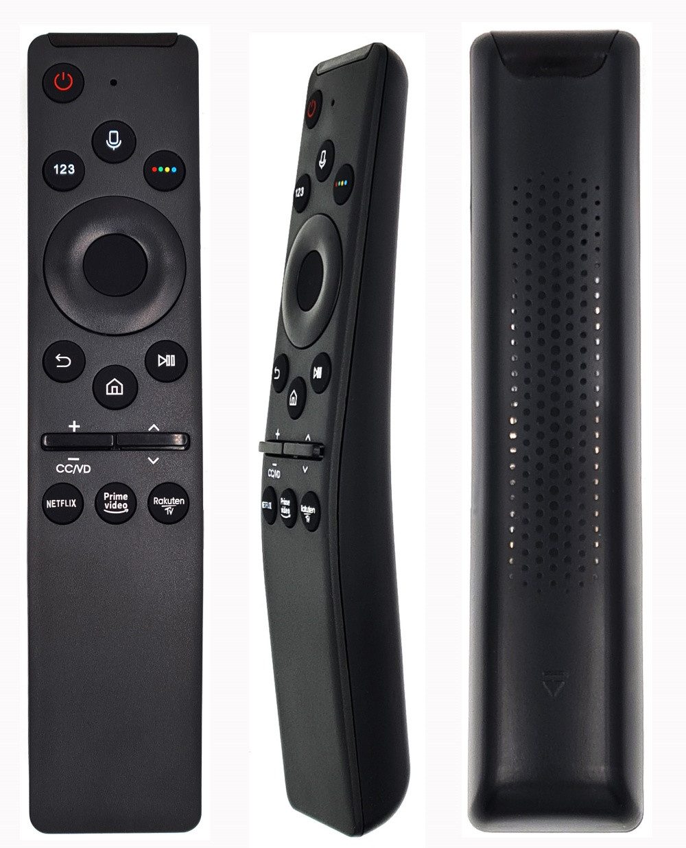 Alltro Ersatz Fernbedienung für Alle Samsung Smart LED QLED LCD TV Fernbedienung (mit Sprachfunktion / NetFlix Prime Video Rakuten TV)