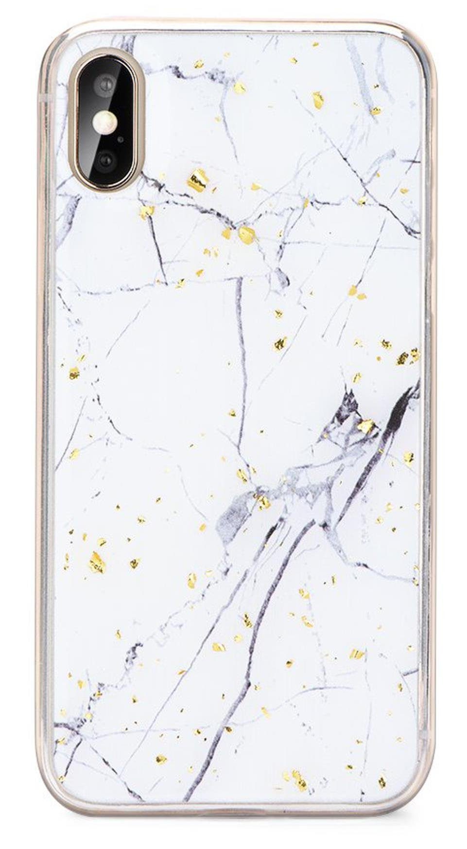 cofi1453 Handyhülle Hülle Schale Marble Case Cover Stein, Bumper
