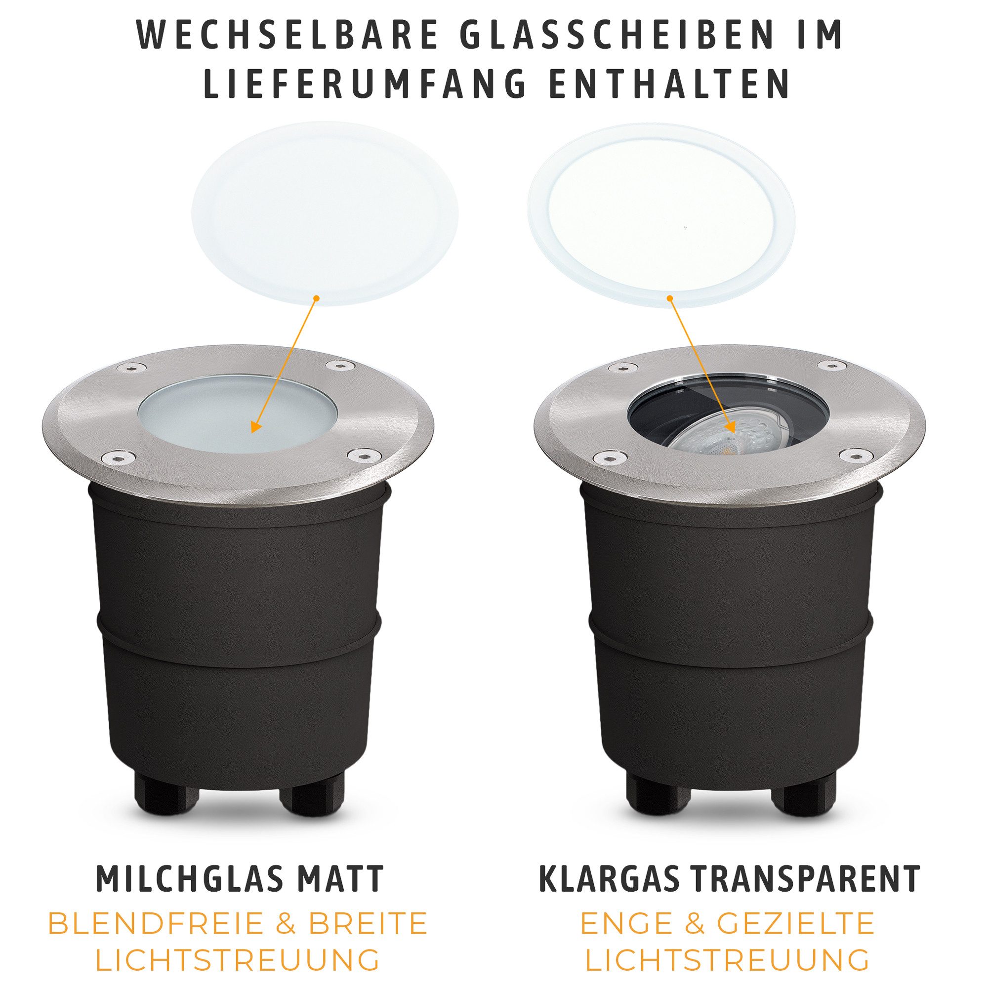 SSC-LUXon LED Gartenstrahler MARNE Boden Einbaustrahler günstig online kaufen
