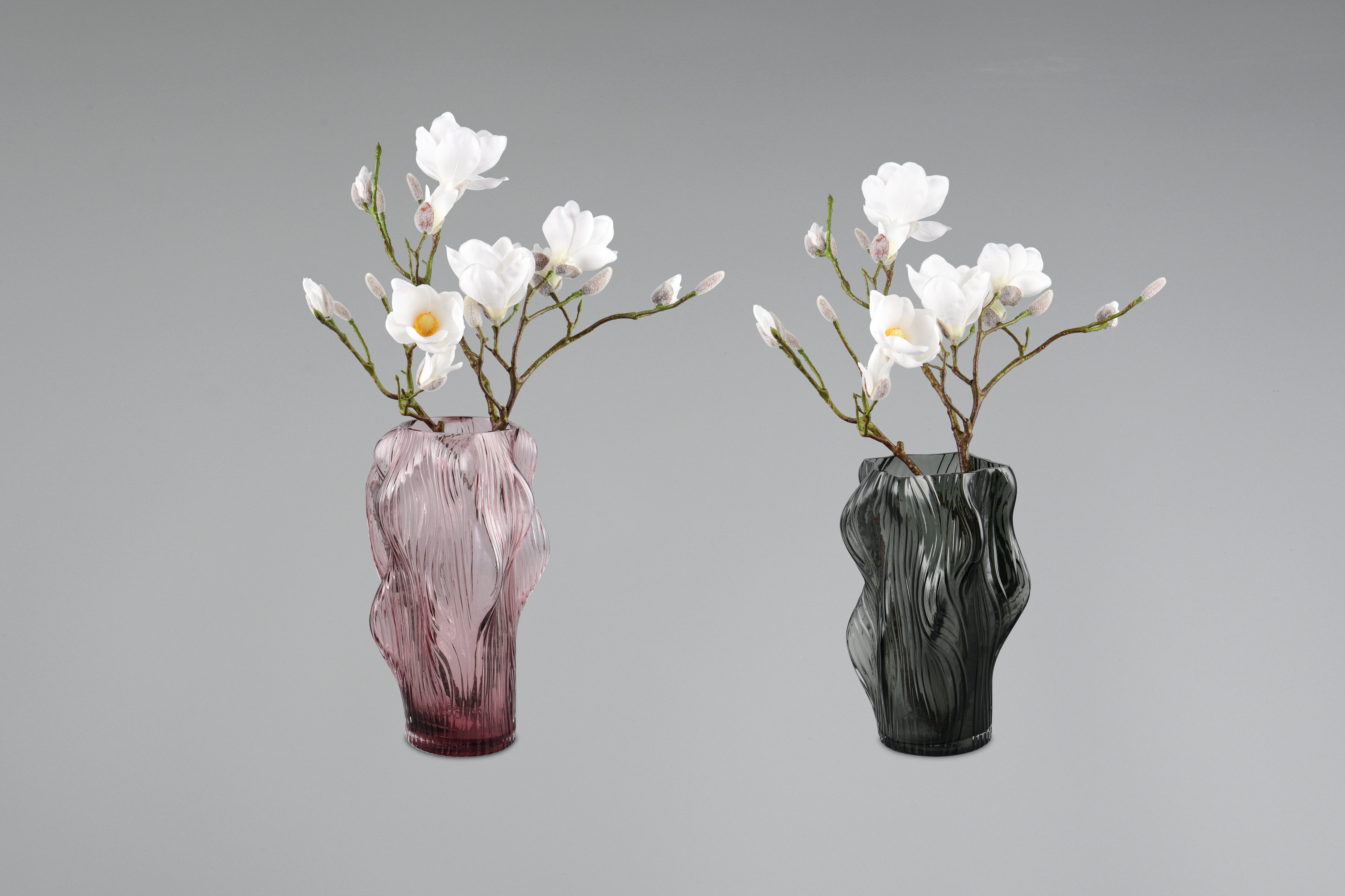 MIRRORS AND MORE Dekovase VAPOR (1 St), Dekovase in außergewöhnlicher Form