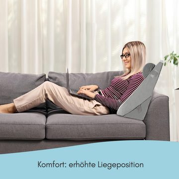 Clanmacy Keilkissen Rückenkissen Keilkissen Lesekissen Bettkissen Rückenlehne Bett Sofa