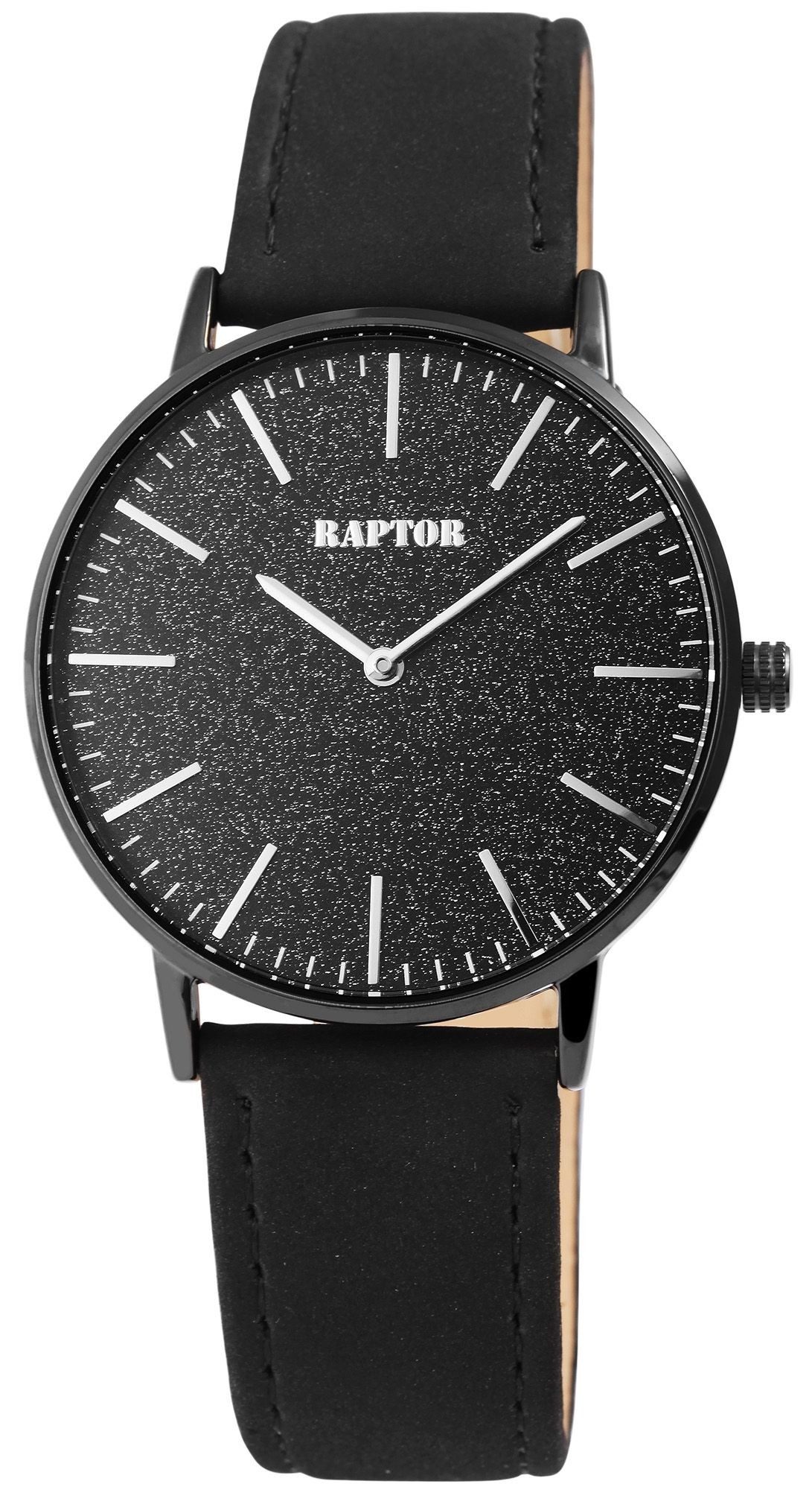 Raptor Quarzuhr Glenn, Crystal-Besatz