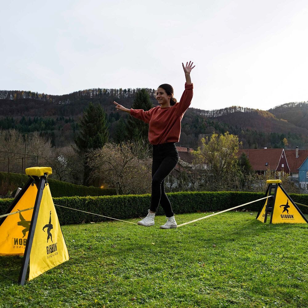 Gibbon Slackline Slackline-Set Independence Kit Classic, Wetterbeständige Konstruktion
