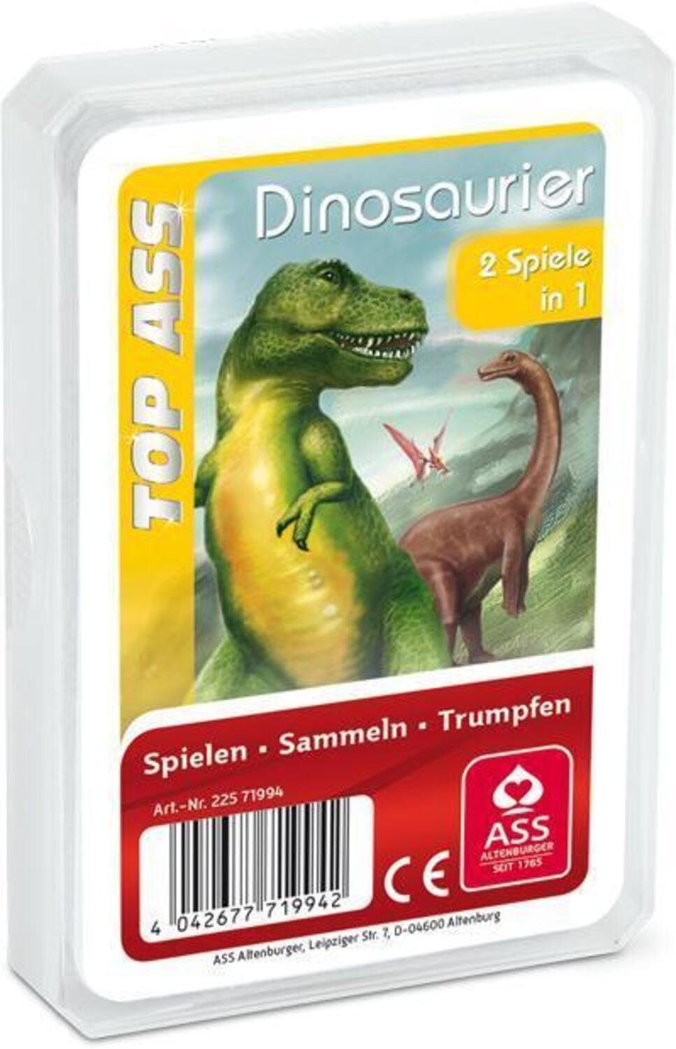 Cartamundi Spiel, TOP ASS - Dinosaurier