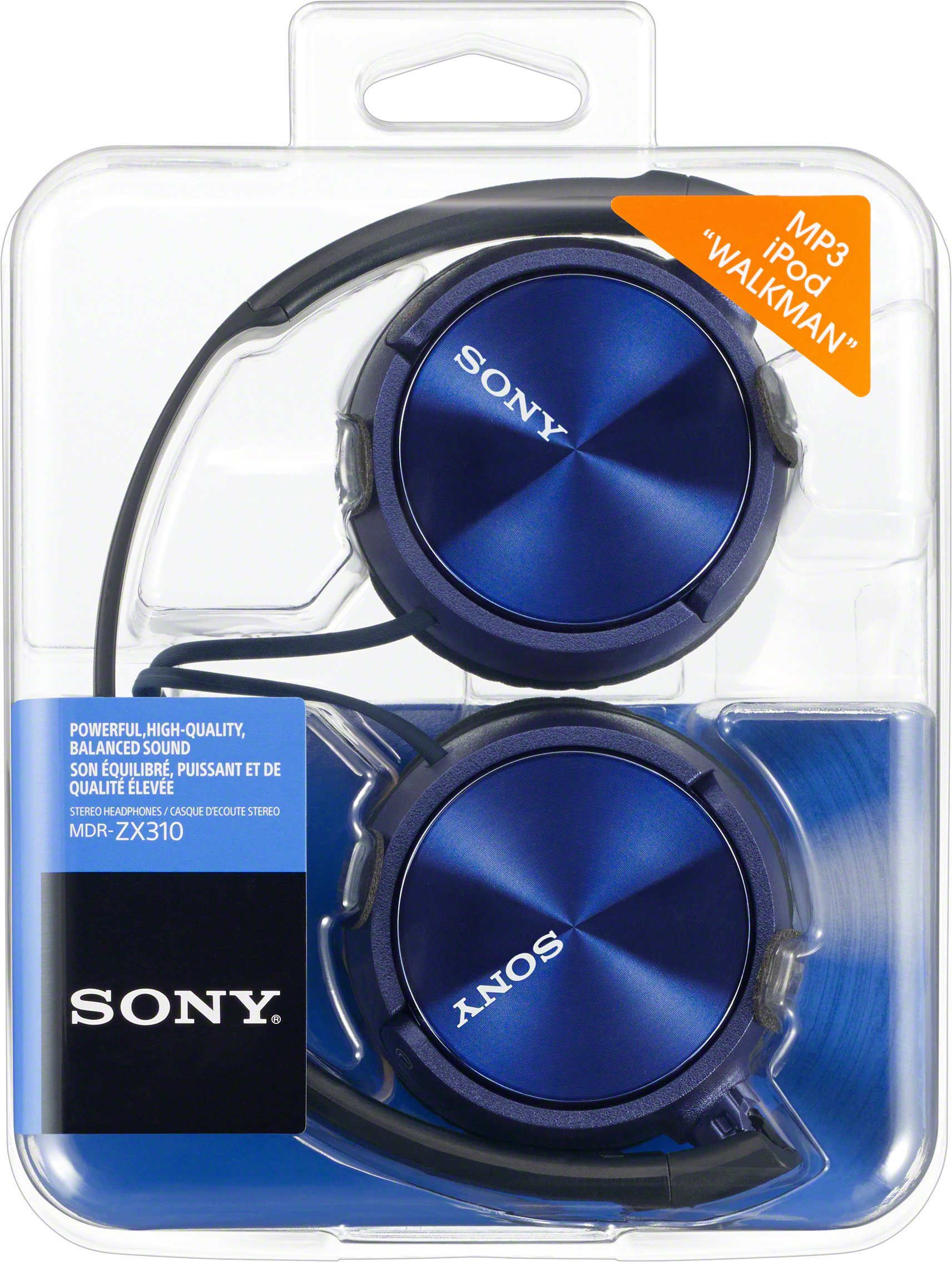 Sony MDR-ZX310 Over-Ear-Kopfhörer blau
