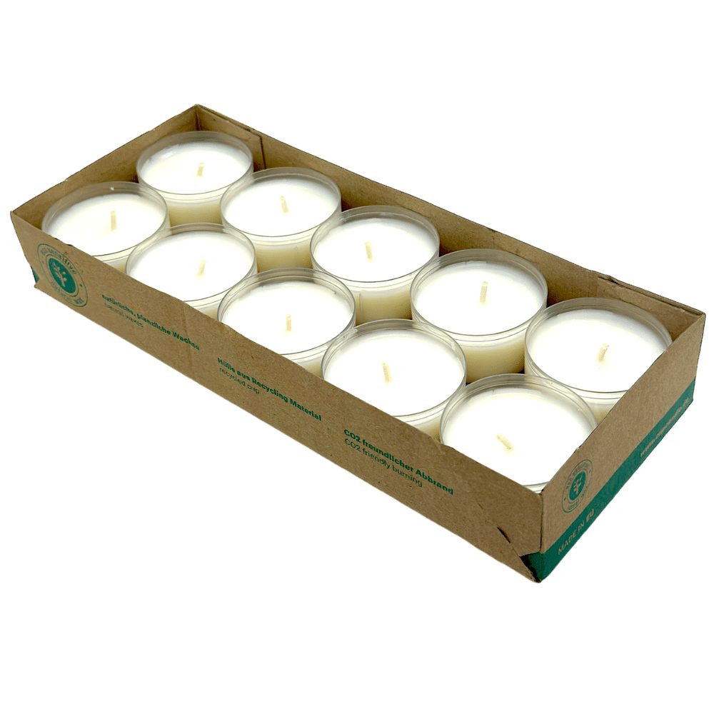 Cup Candle Teelicht Bio-Teelichter 10er Box 10h