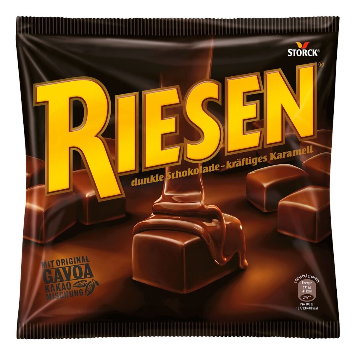 STORCK Süßigkeit Riesen, Schokokaramell Bonbons, 231 g