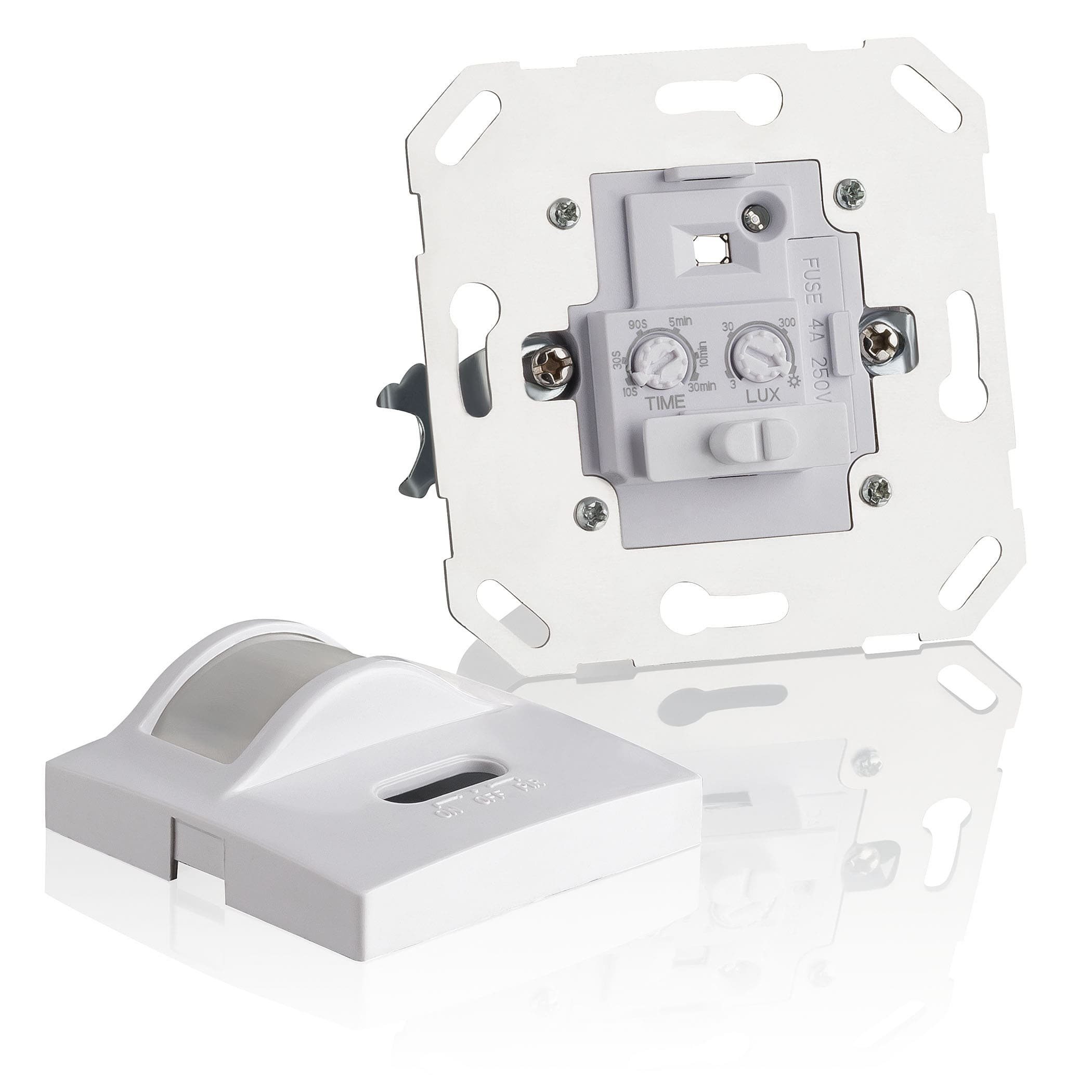 programmierbar SEBSON LED Bewegungsmelder Sensor Unterputz geeignet IR Bewegungsmelder