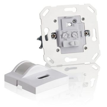 SEBSON Bewegungsmelder Bewegungsmelder Unterputz LED geeignet programmierbar IR Sensor