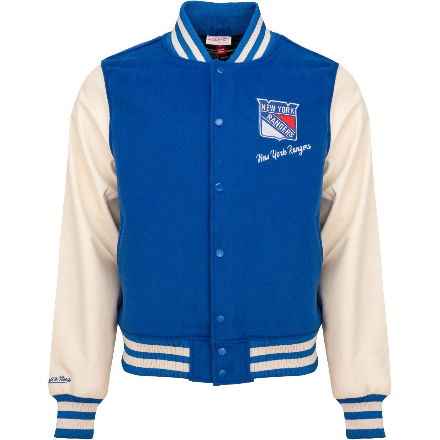 Mitchell & Ness Collegejacke Legacy Varsity College NHL New York Rangers