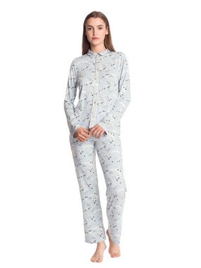 Vive Maria Pyjama VIVE MARIA Blue Monday Pyjama (Pyjama-Set, 2-teilig)