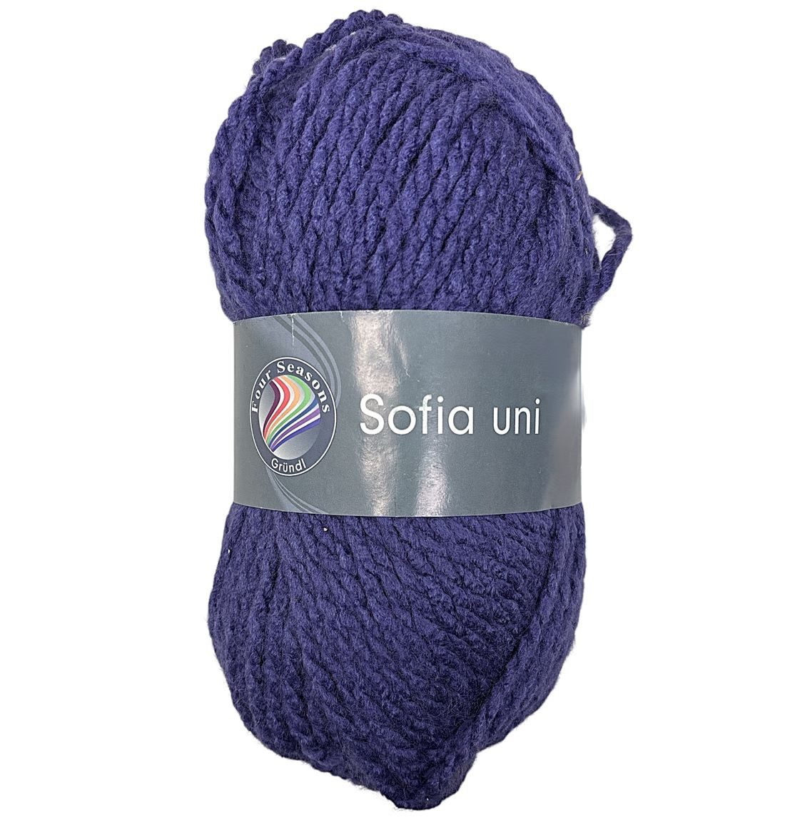 Gründl Sofia uni Wolle, 100g Effektgarn, 100 m (Packung, 1er Pack), weich und anschmiegsam