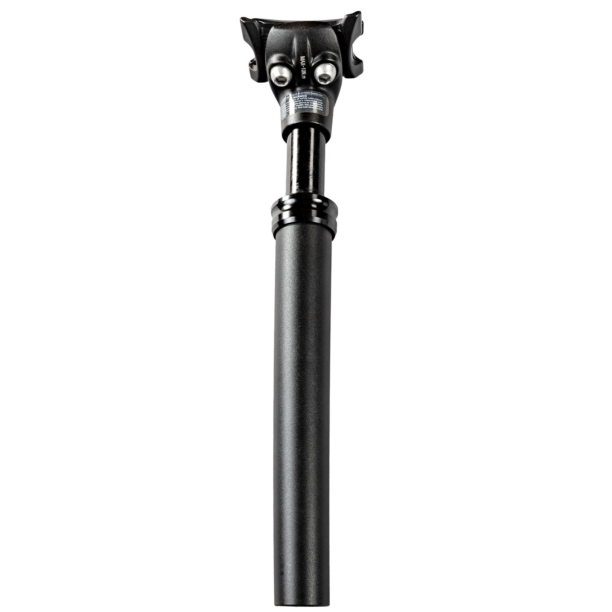 ZOOM Sattelstütze Federsattelstütze (350 mm27.2 mm, 1 St), Aluminium gefederte Sattelstütze Fahrrad E Bike einstellbar 350 mm