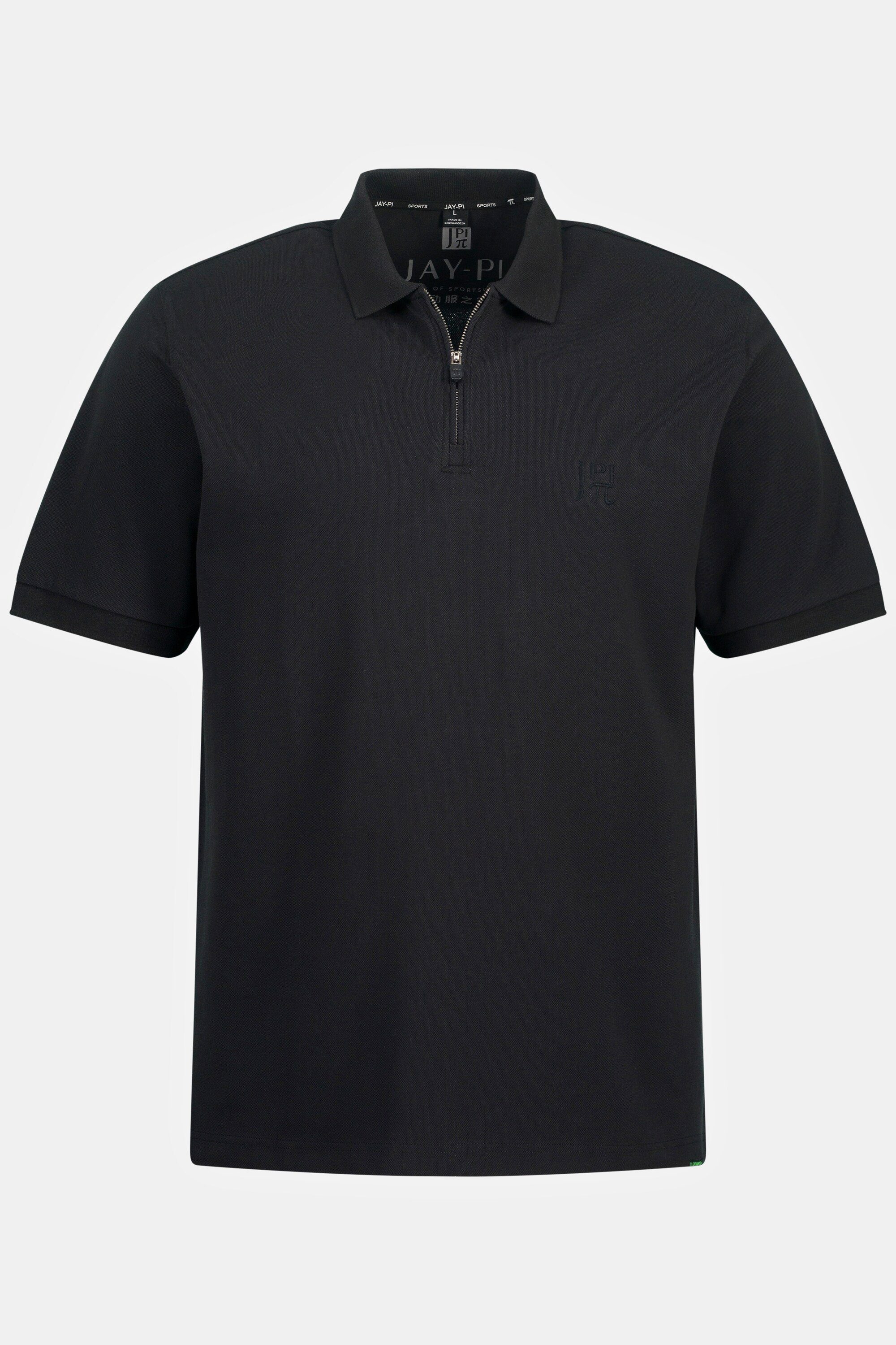 JP1880 schwarz Outdoot Piqué Poloshirt Poloshirt Halbarm FLEXNAMIC®