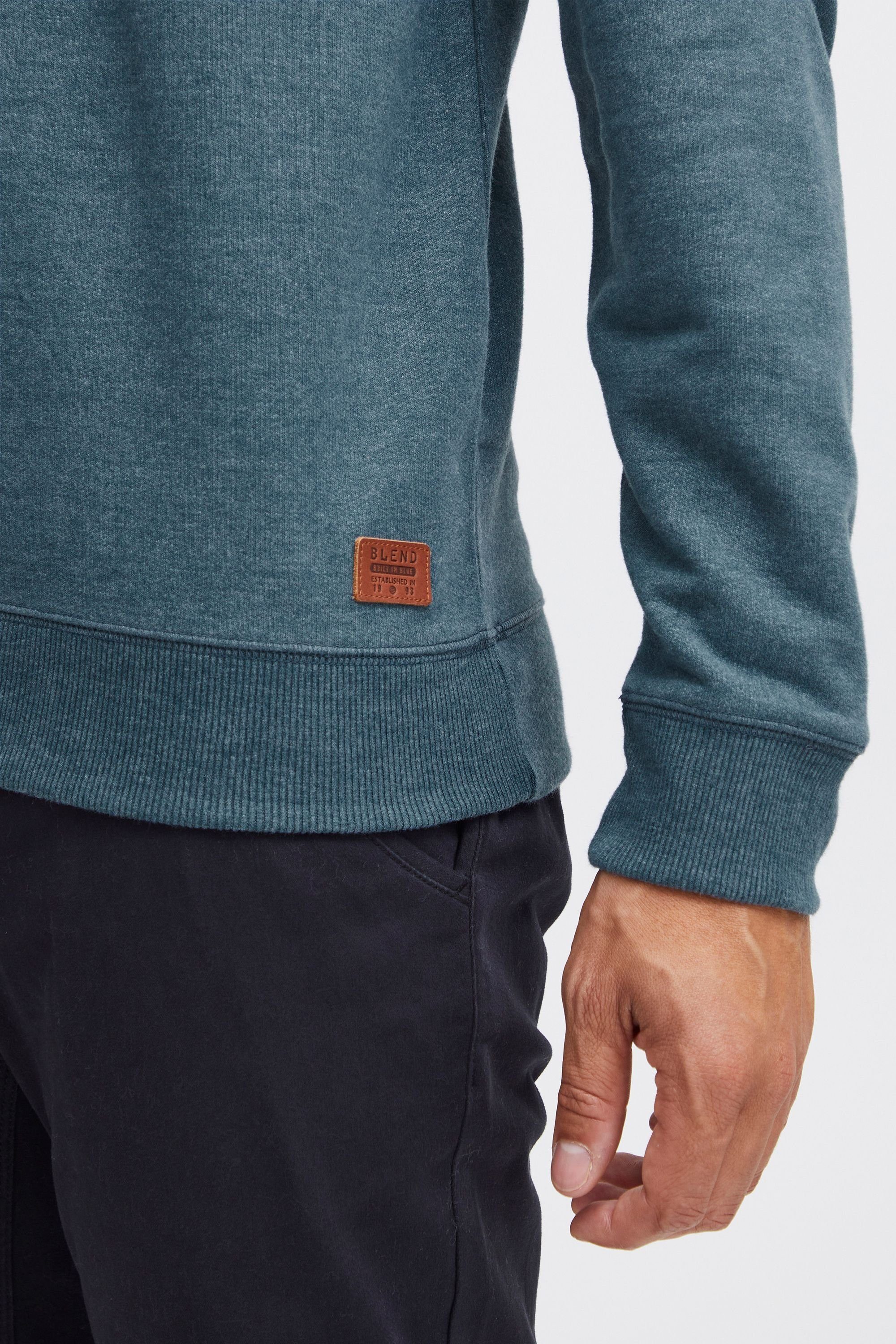 Blend Longpullover BHAlex Sweatpullover mit Raglanärmeln und elastischem Saum