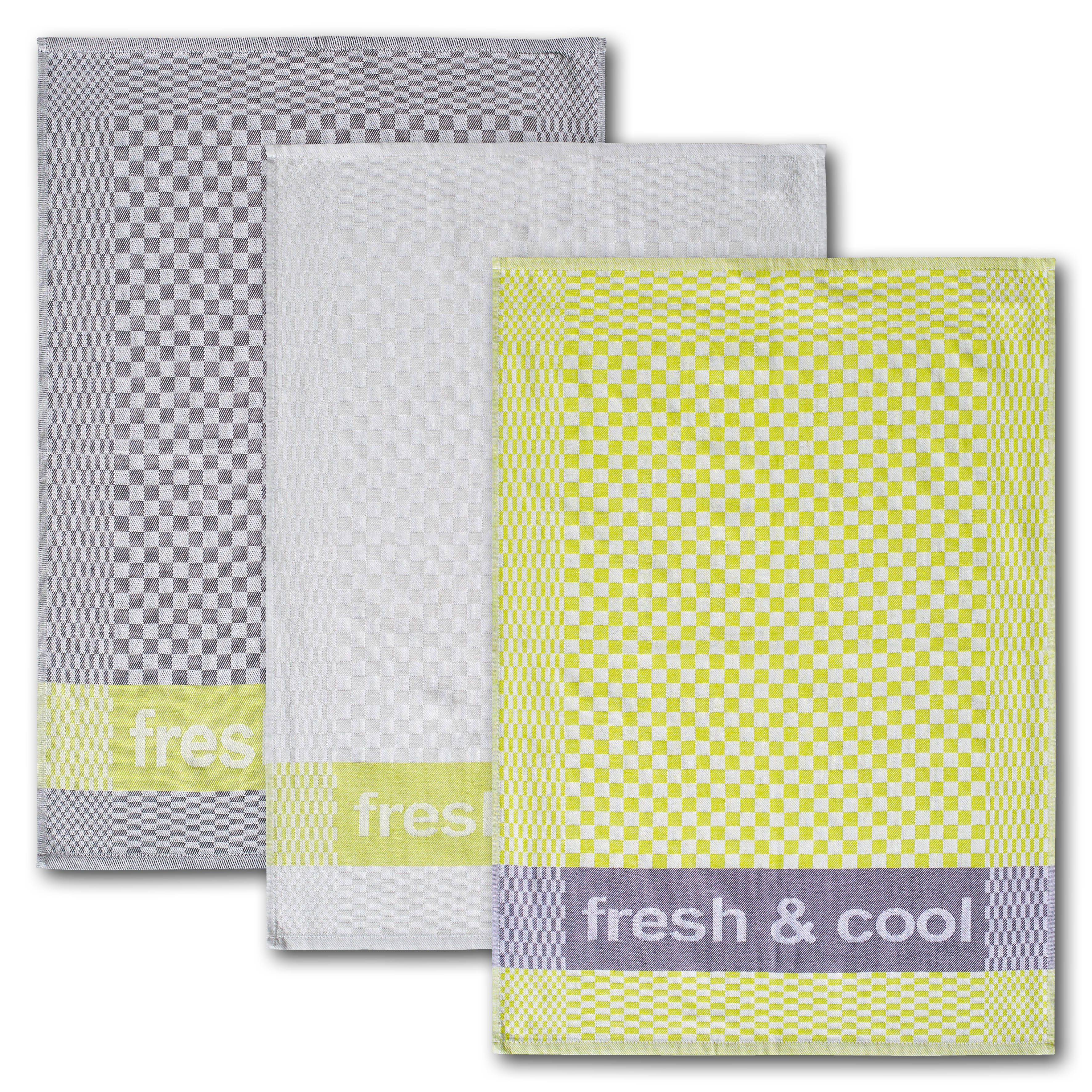 Dyckhoff Geschirrtuch Fresh & Cool, Maße je Tuch ca. 50x70 cm, (Set, 3-tlg) günstig online kaufen
