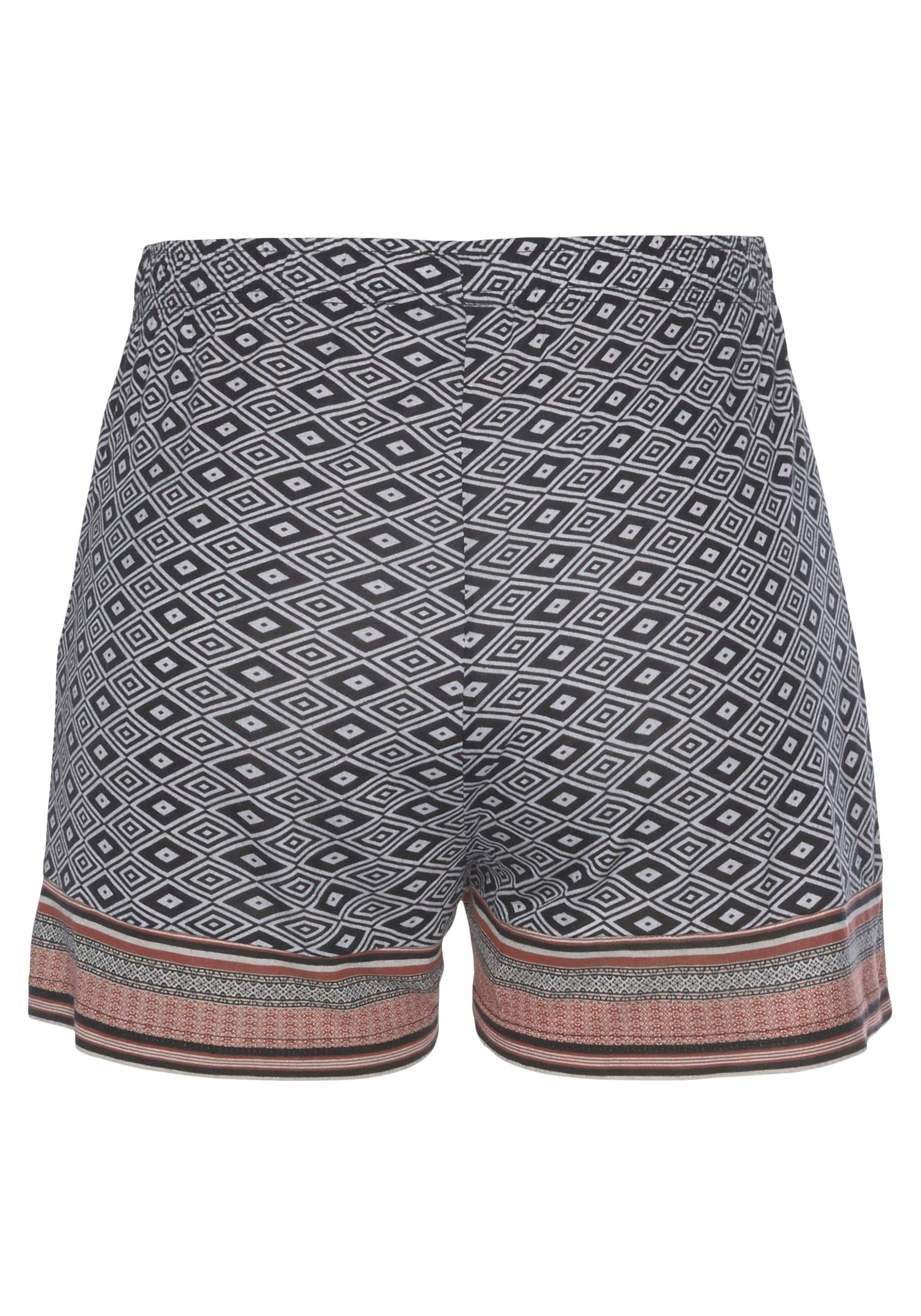 Vivance Dreams by Lascana Pyjamashorts (1-tlg) in schönem Ethno-Design – Bild 4 von 5