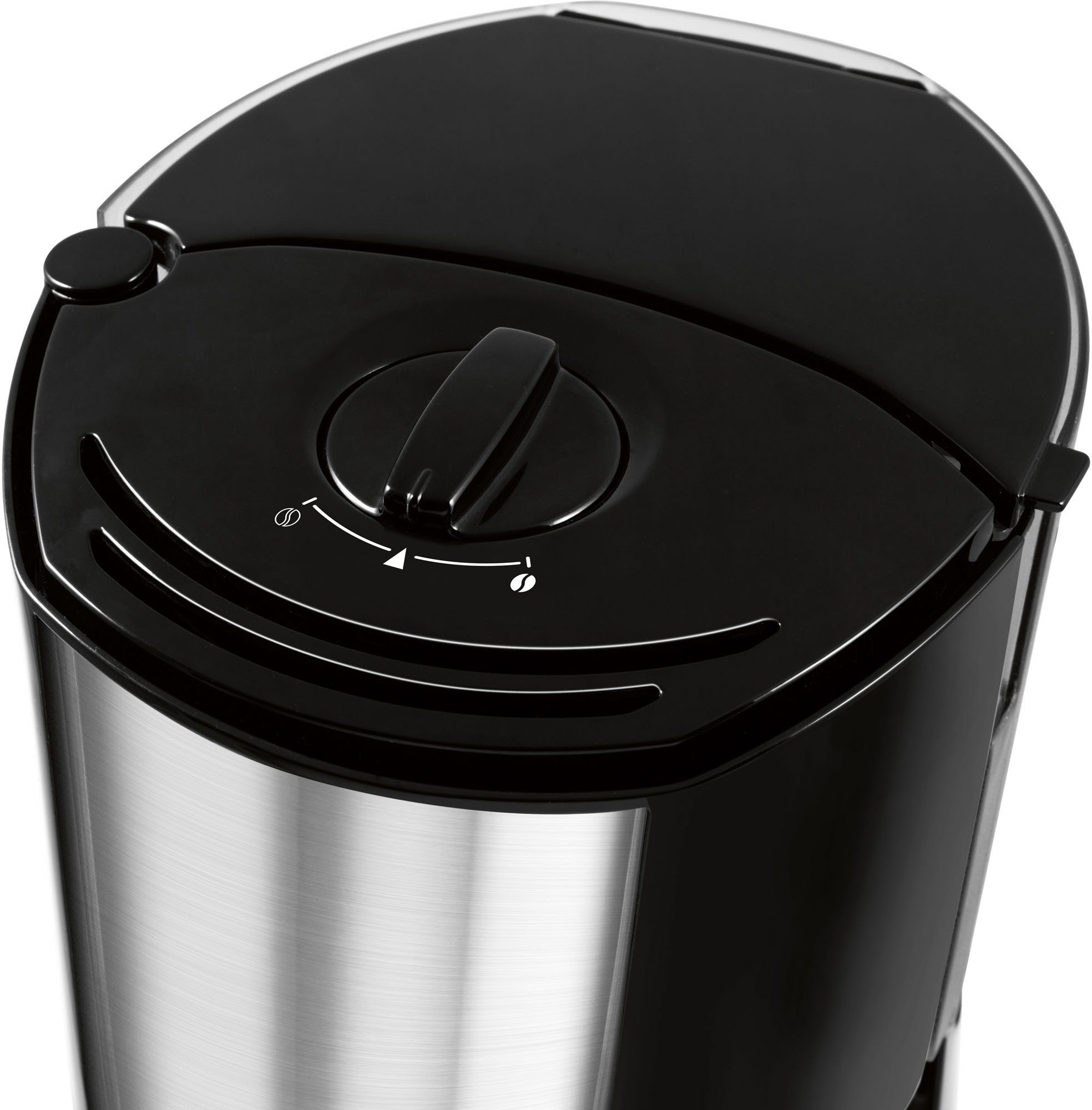 Melitta Filterkaffeemaschine Enjoy Top 1017-04, 1,25l Kaffeekanne, Papierfilter 1x4, mit Glaskanne