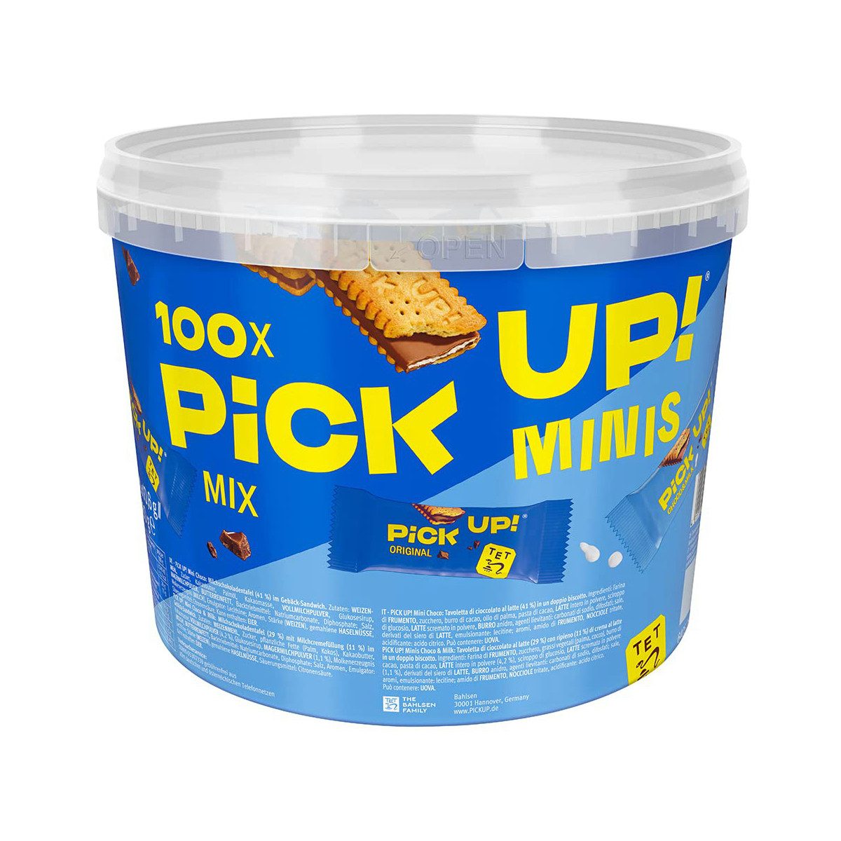 LEIBNIZ Kekse, Leibniz PiCK UP Minis Mix Choco und Milk 2fach sortiert 100er 1060g