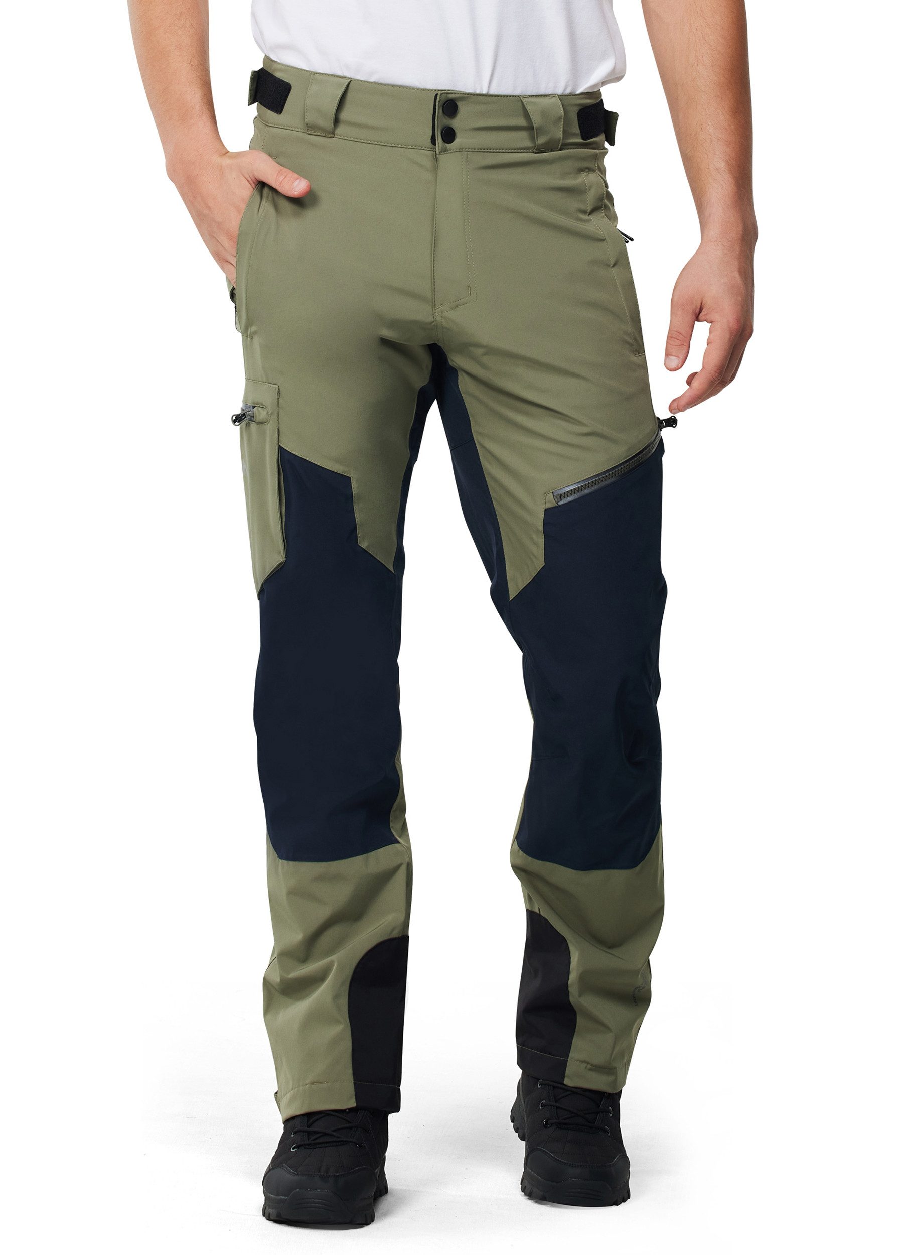 ATLASLAVA Outdoorhose Herren Wanderhose Wasserdicht Trekkinghose, Größen S–XXL verfügbar (1-tlg) Atmungsaktiv Männerhose für Outdoor-Aktivitäten & Außenarbeiten