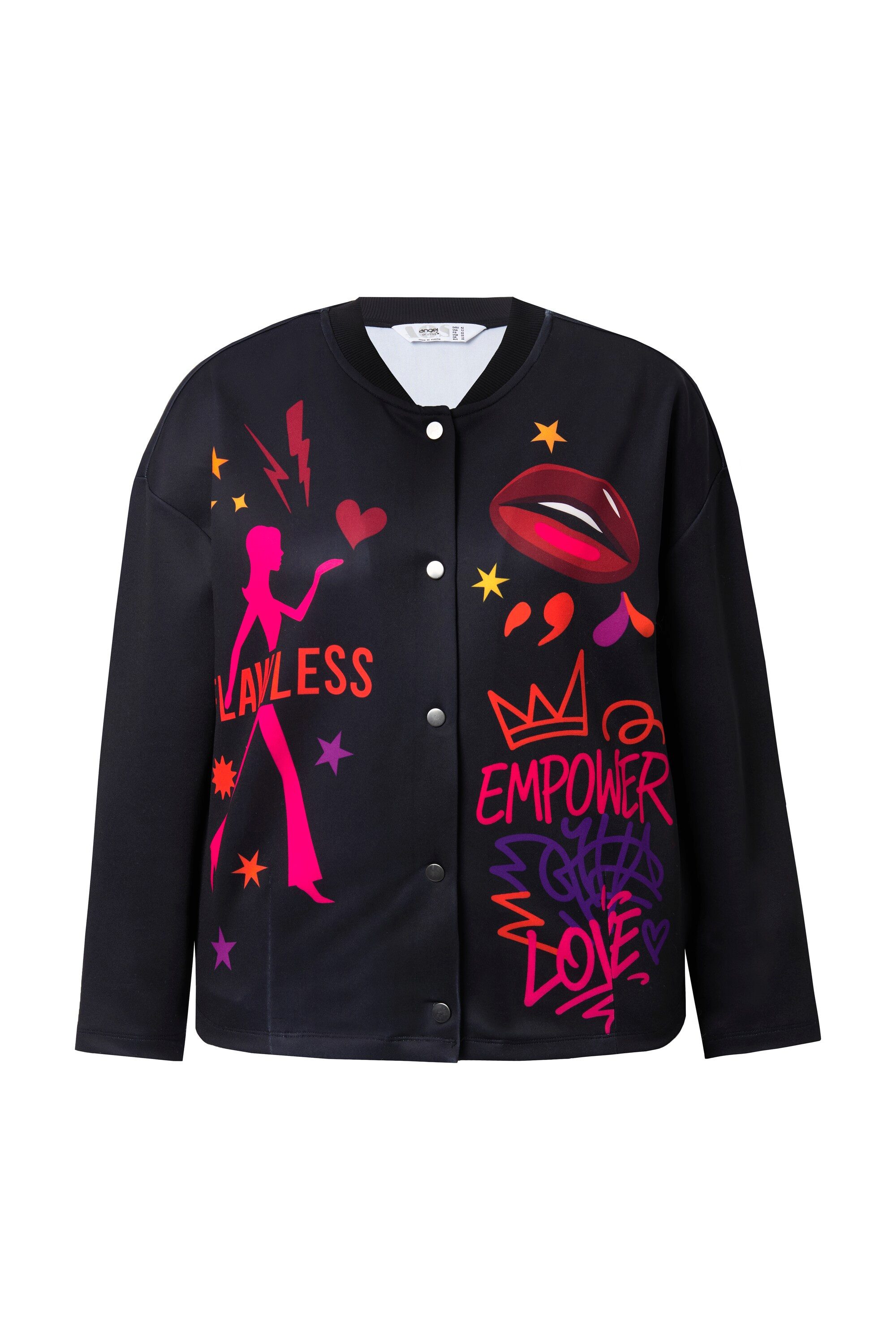 Angel of Style Sommerjacke College-Jacke leicht oversized Prints günstig online kaufen