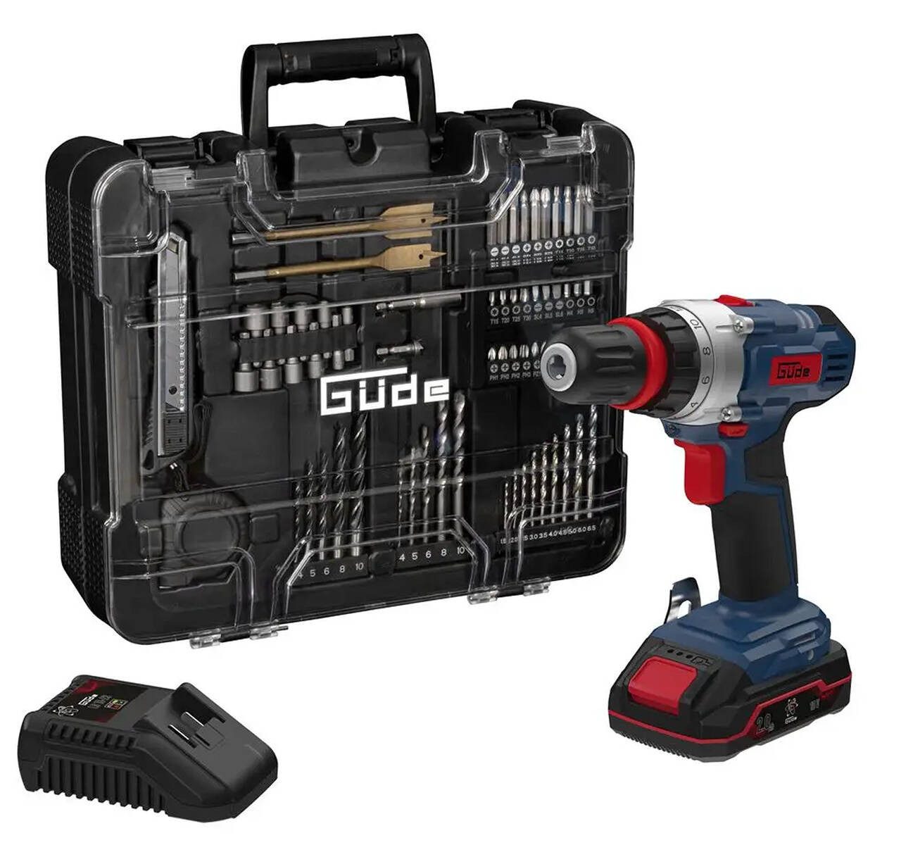 Güde Akku-Bohrschrauber 58701, 18 V, (Komplett-Set, inkl. Akku, Ladegerät, günstig online kaufen