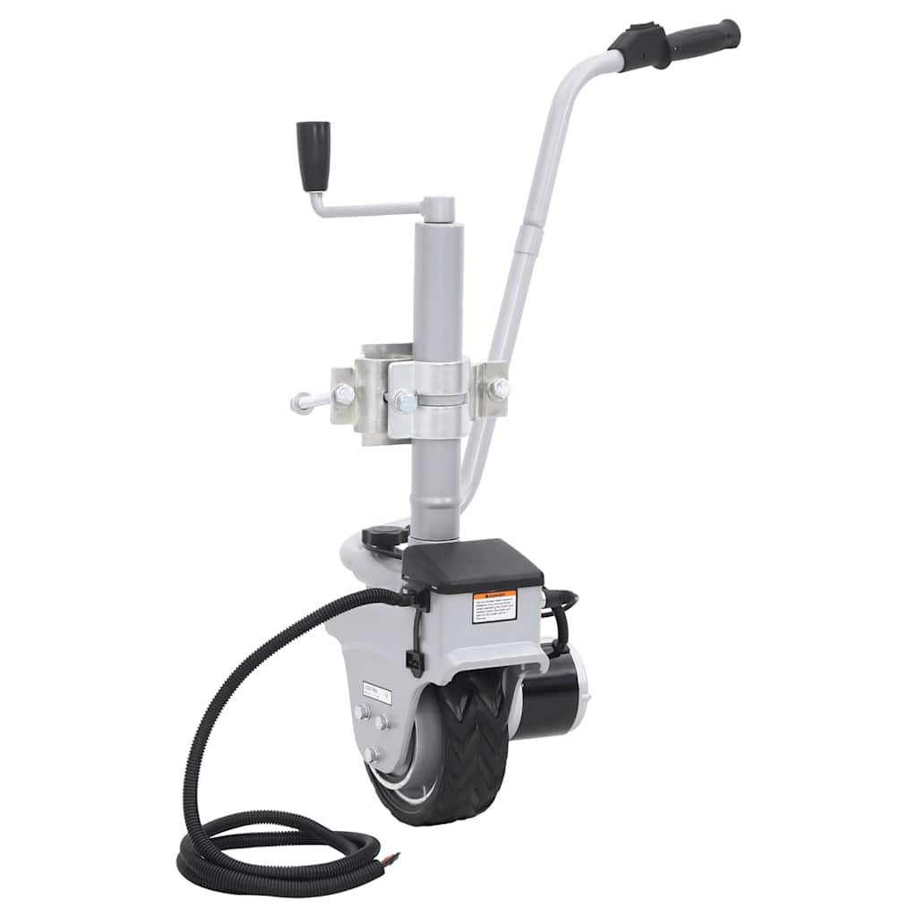 vidaXL Anhänger Stützrad Motorisiert Rangierhilfe für Anhänger 12V 350W, 1-tlg.