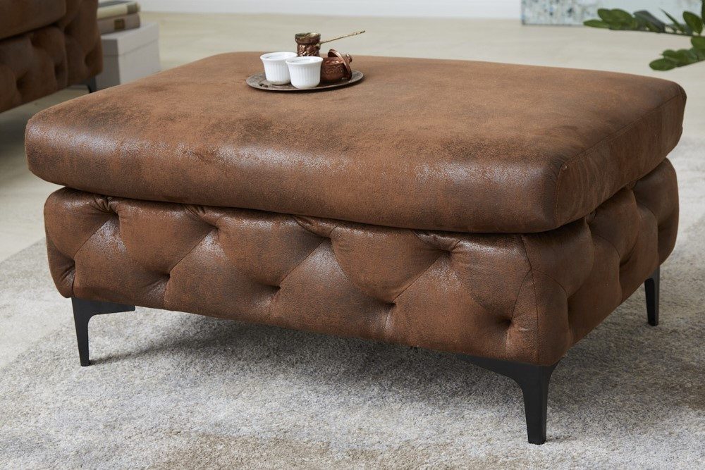 riess-ambiente Fußhocker MODERN BAROCK 92cm antik günstig online kaufen
