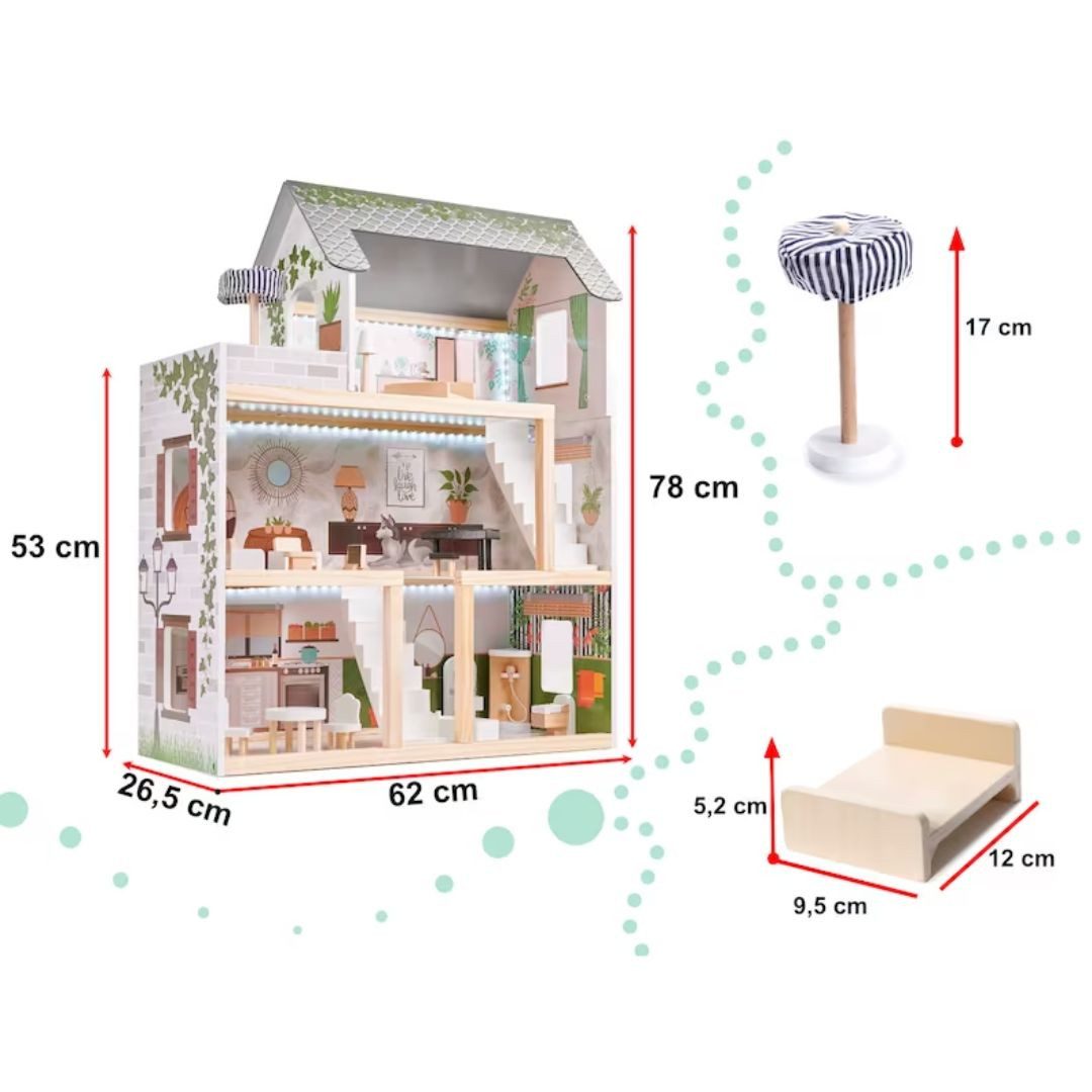 suebidou Puppenhaus Puppenhaus aus Holz mit günstig online kaufen