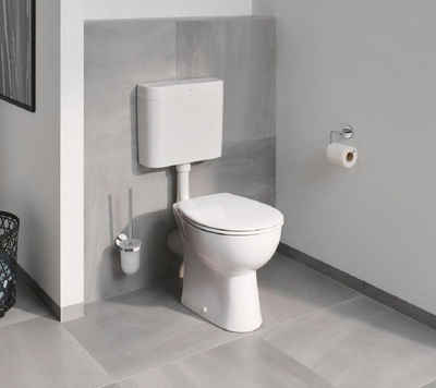 Grohe Tiefspül-WC »Bau Keramik«, bodenstehend, Abgang waagerecht, spülrandlos